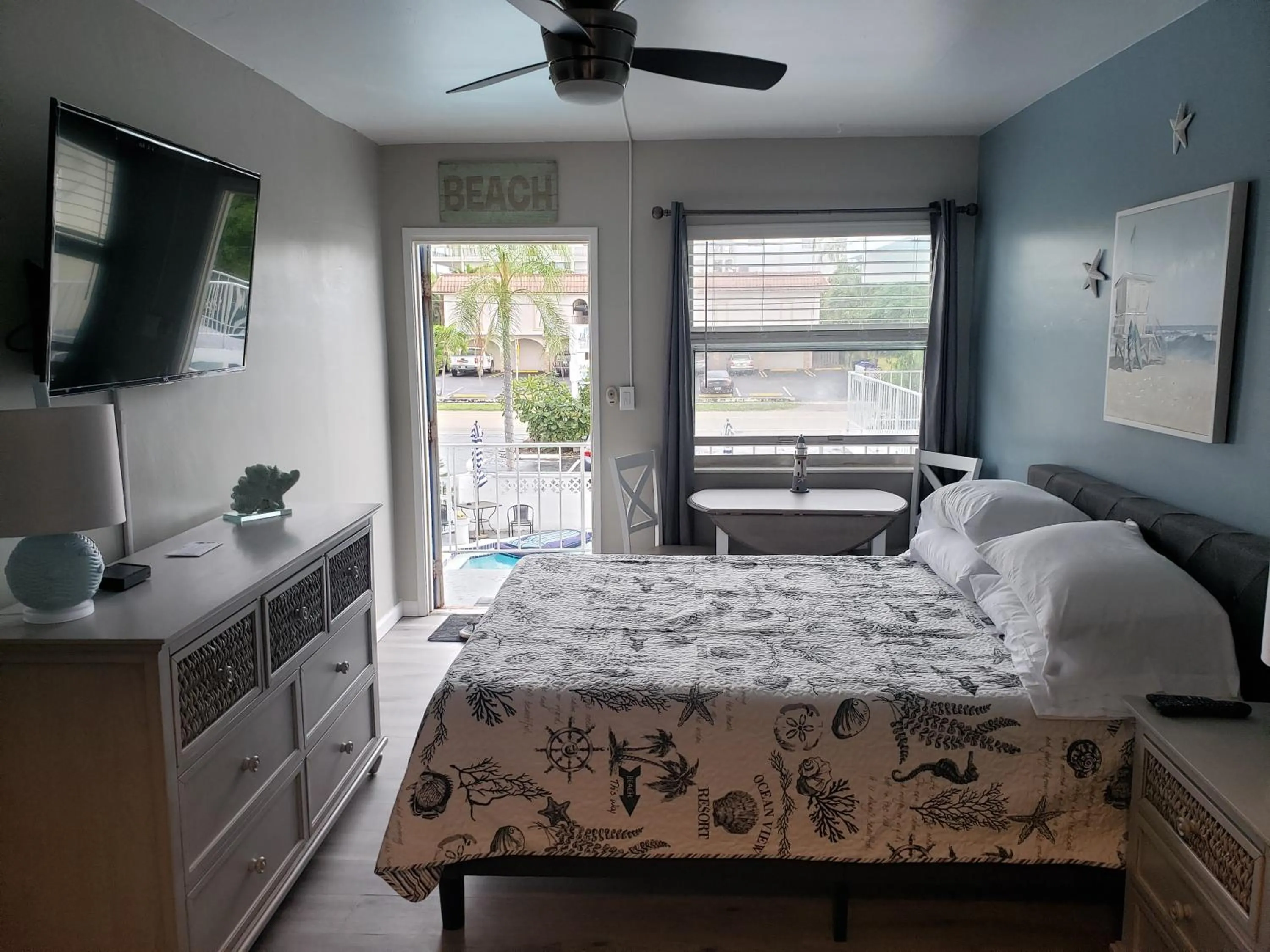 Bed in Ashley Brooke Beach Resort