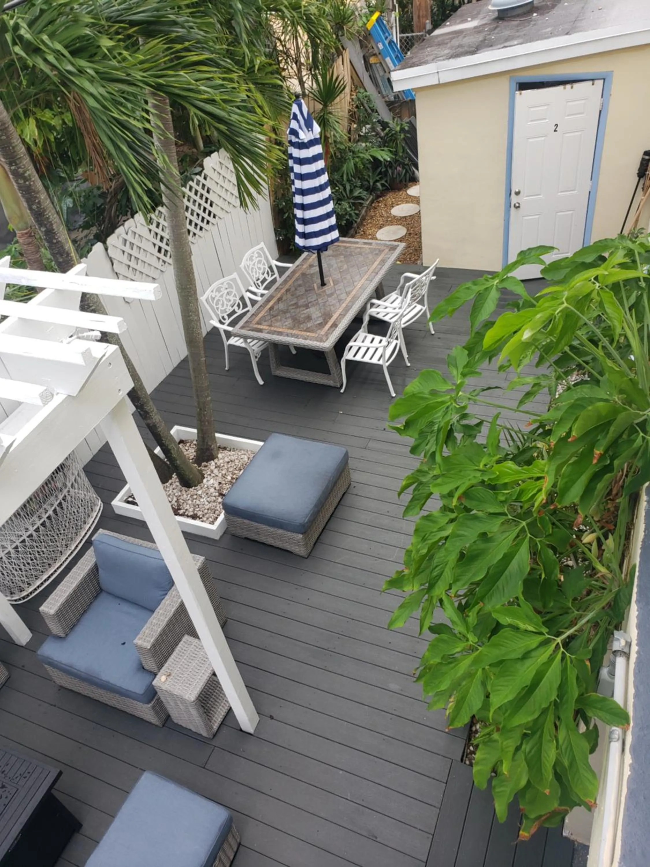 Patio in Ashley Brooke Beach Resort