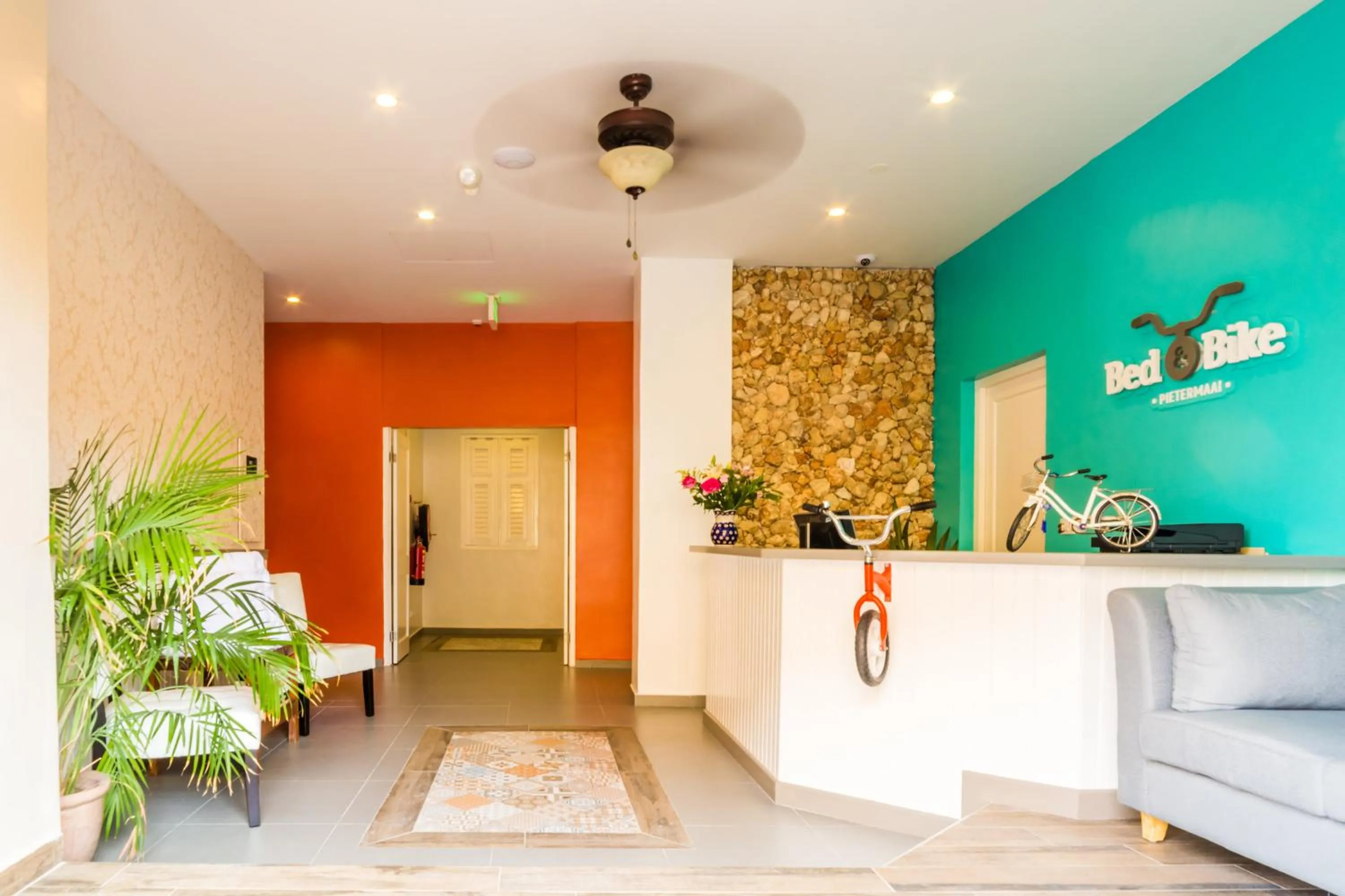 Property logo or sign in Bed & Bike Curacao - Pietermaai