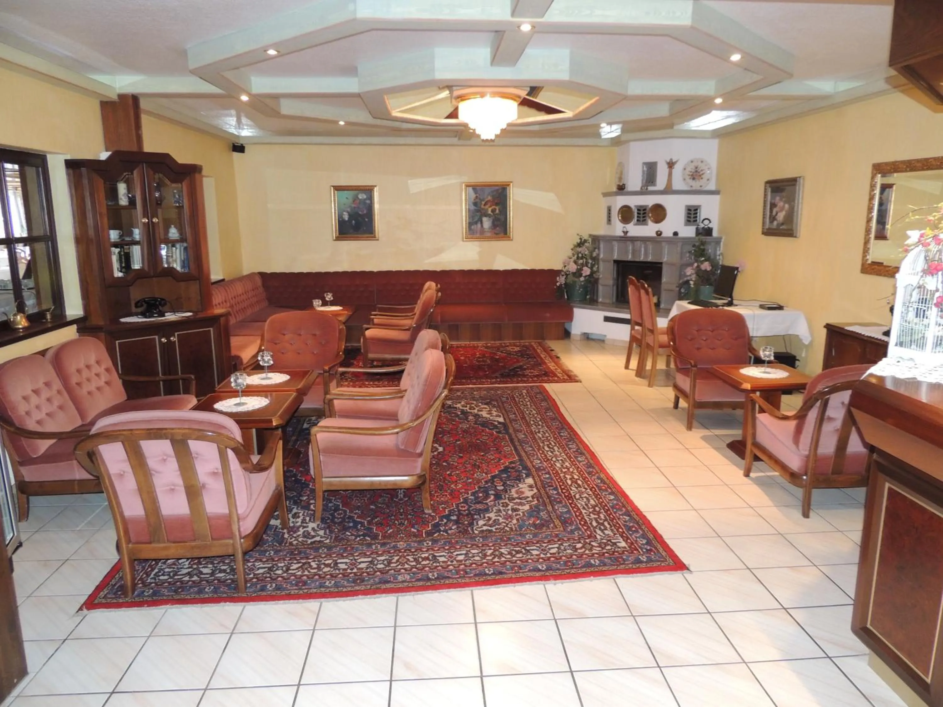 Lobby or reception in Hotel Silvia