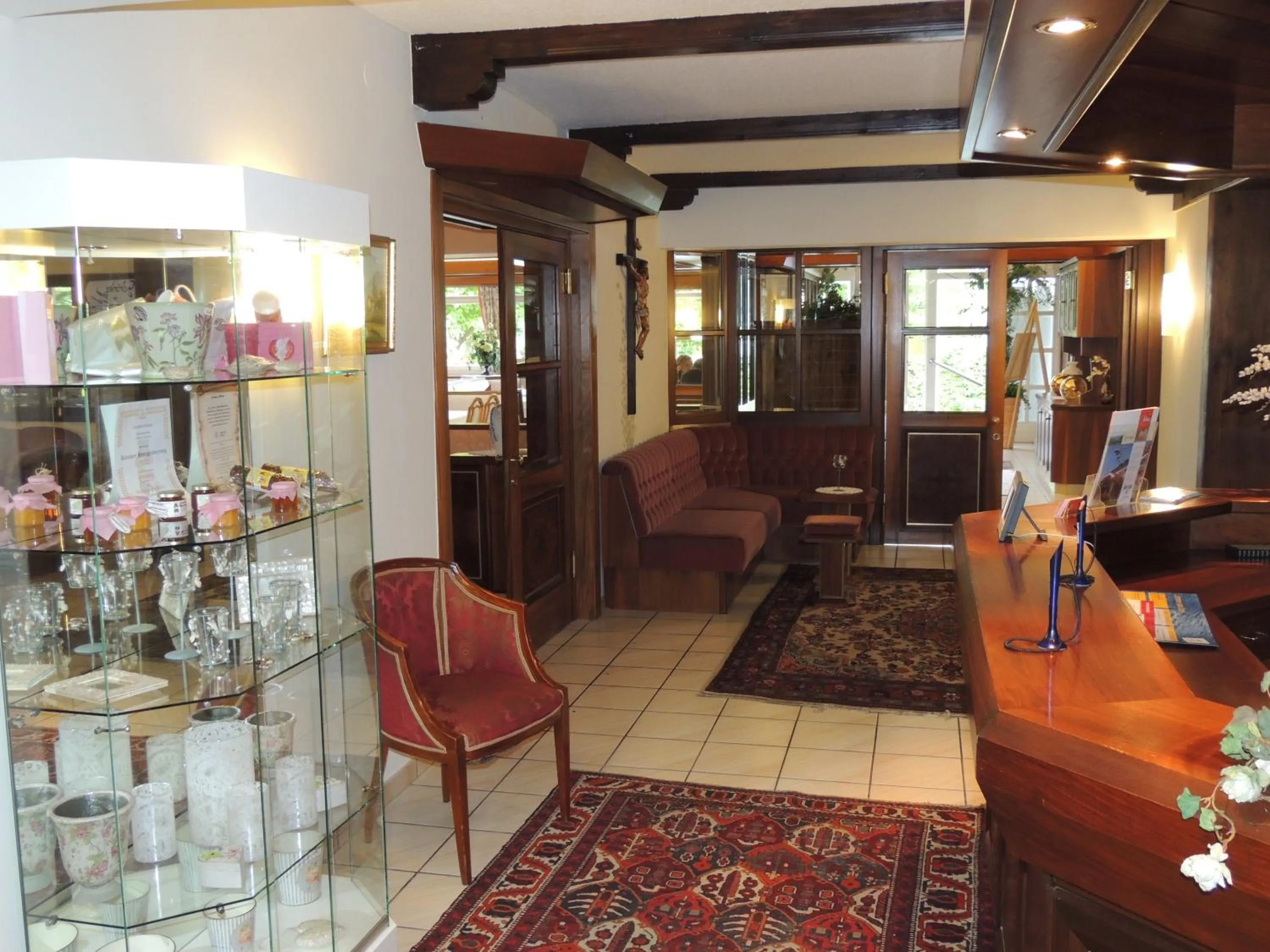 Lobby or reception in Hotel Silvia