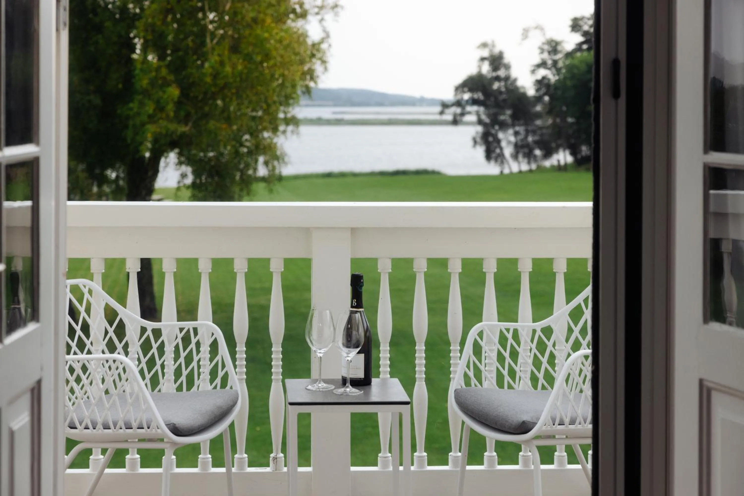 Garden view in Gl. Avernæs Sinatur Hotel & Konference