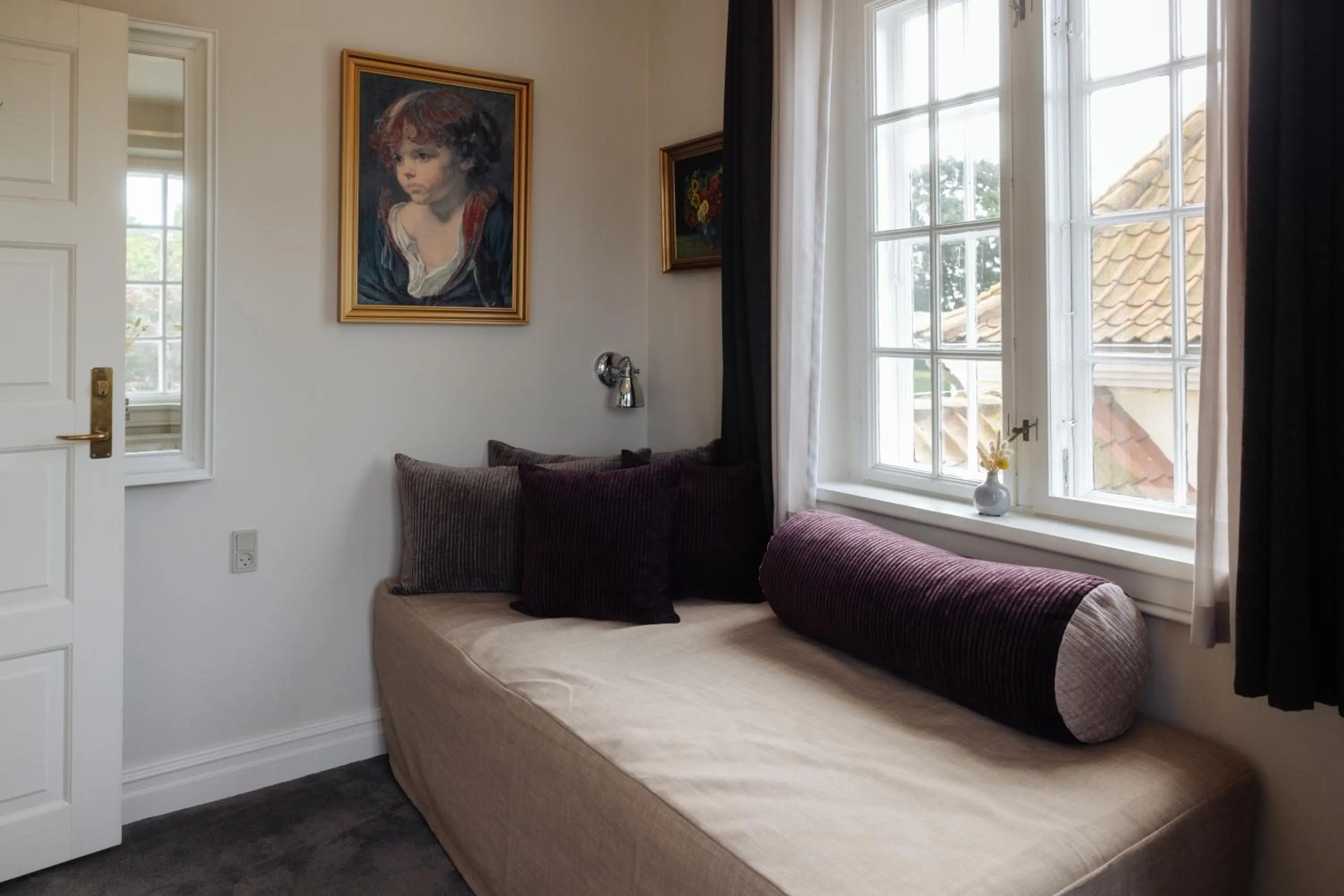 Bed in Gl. Avernæs Sinatur Hotel & Konference