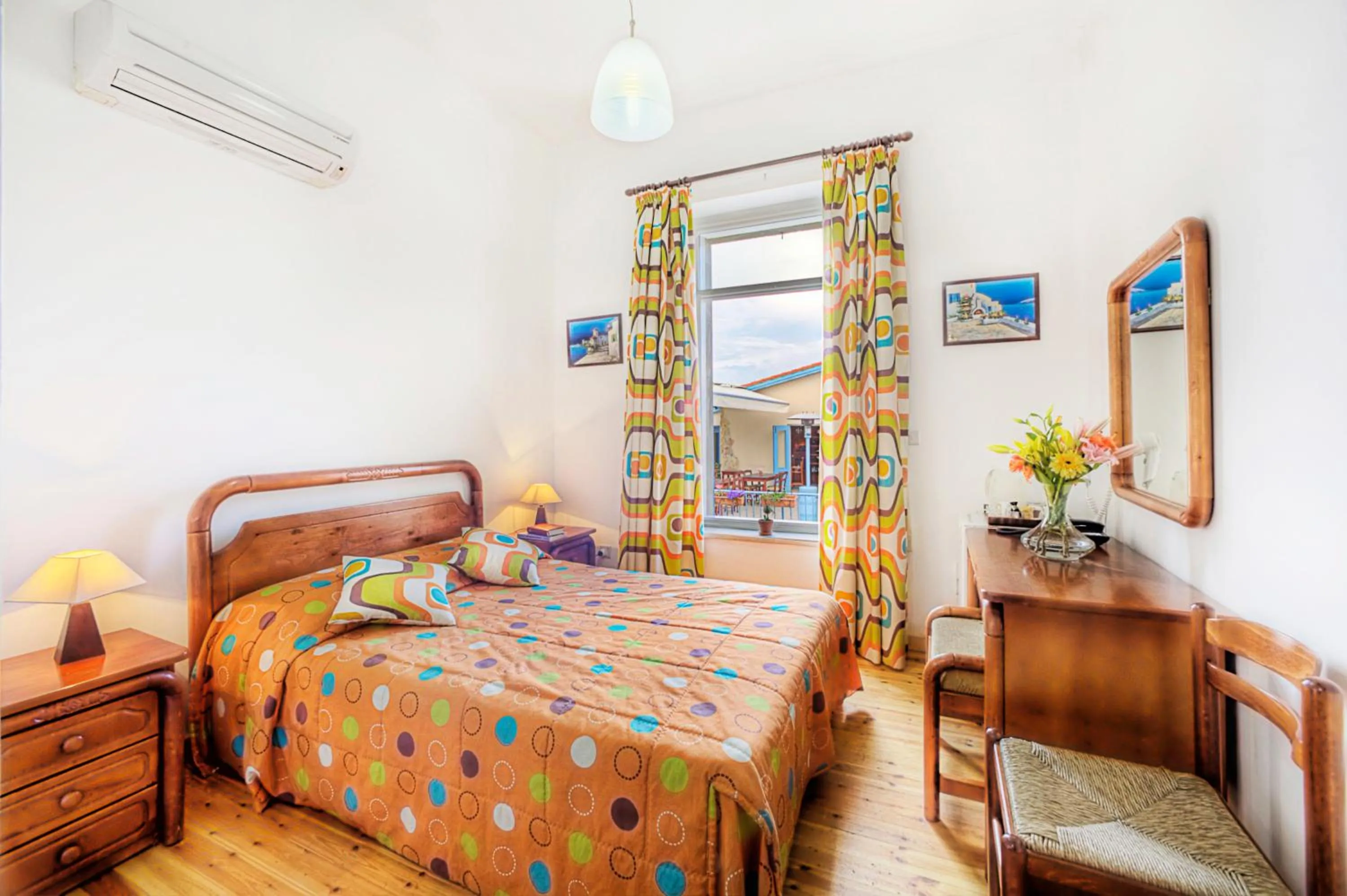 Bed in Alkisti City Hotel