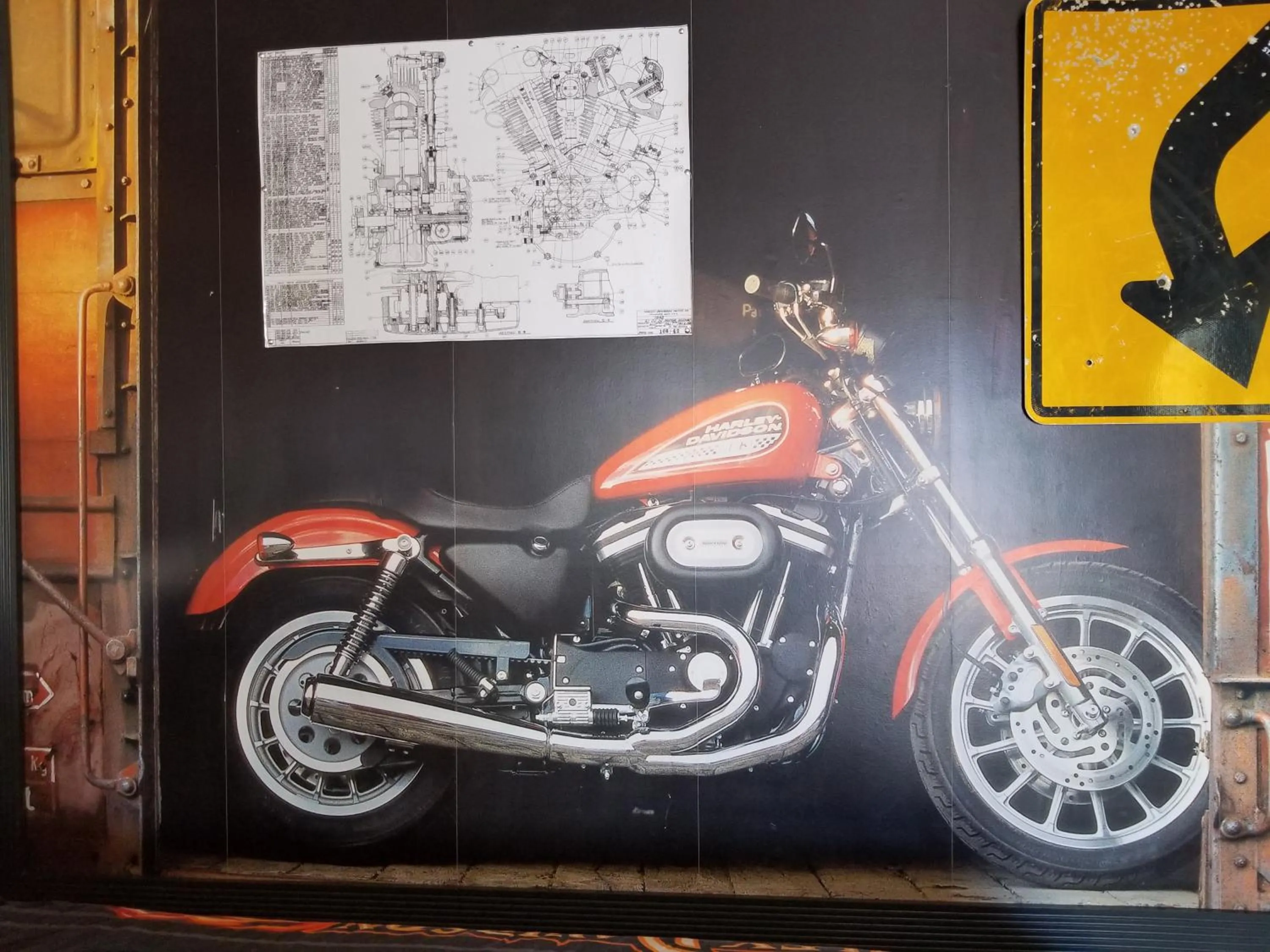 Galaxy of Harley Bikers Between Bryce and Zion