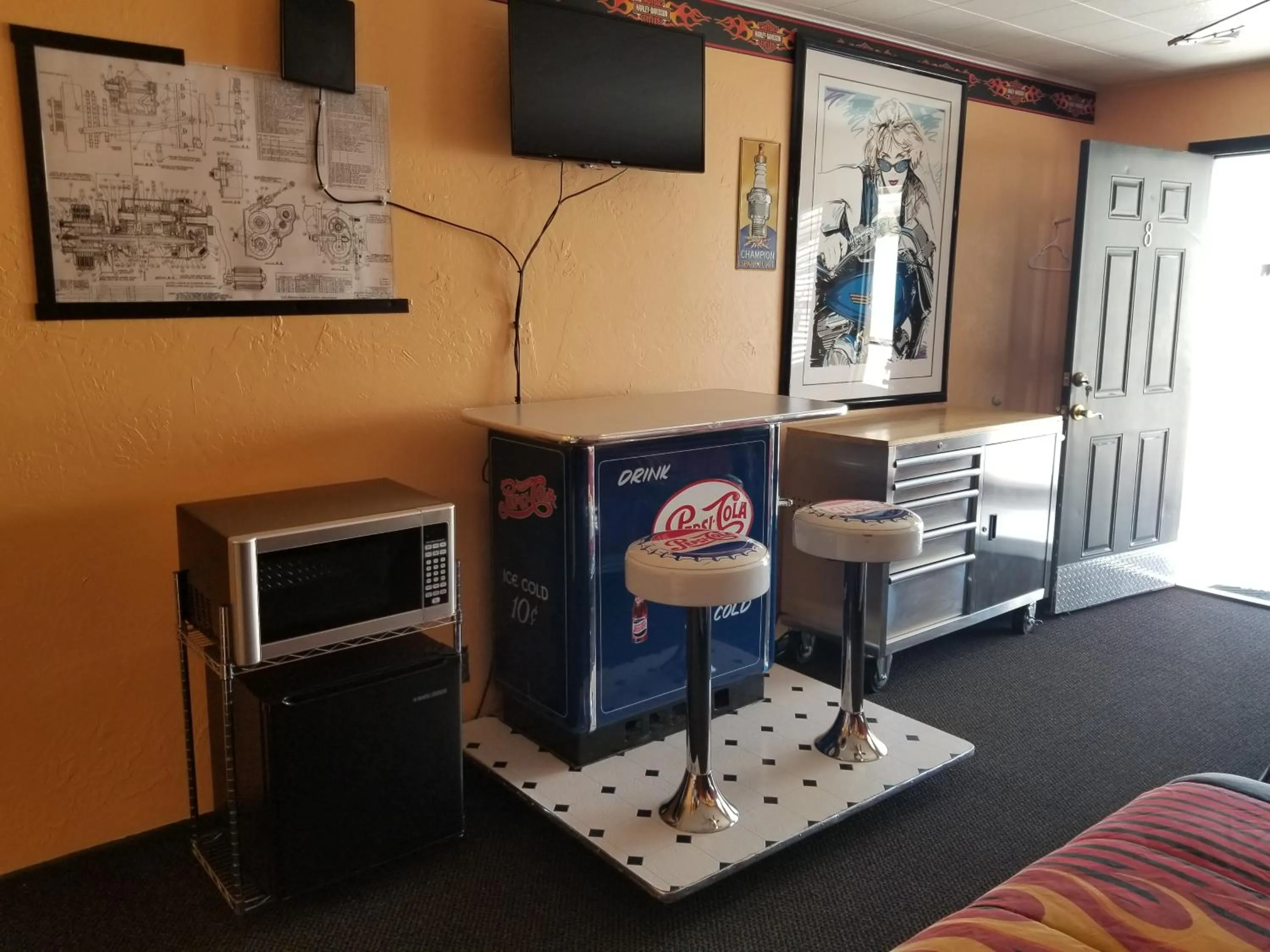 Galaxy of Harley Bikers Between Bryce and Zion