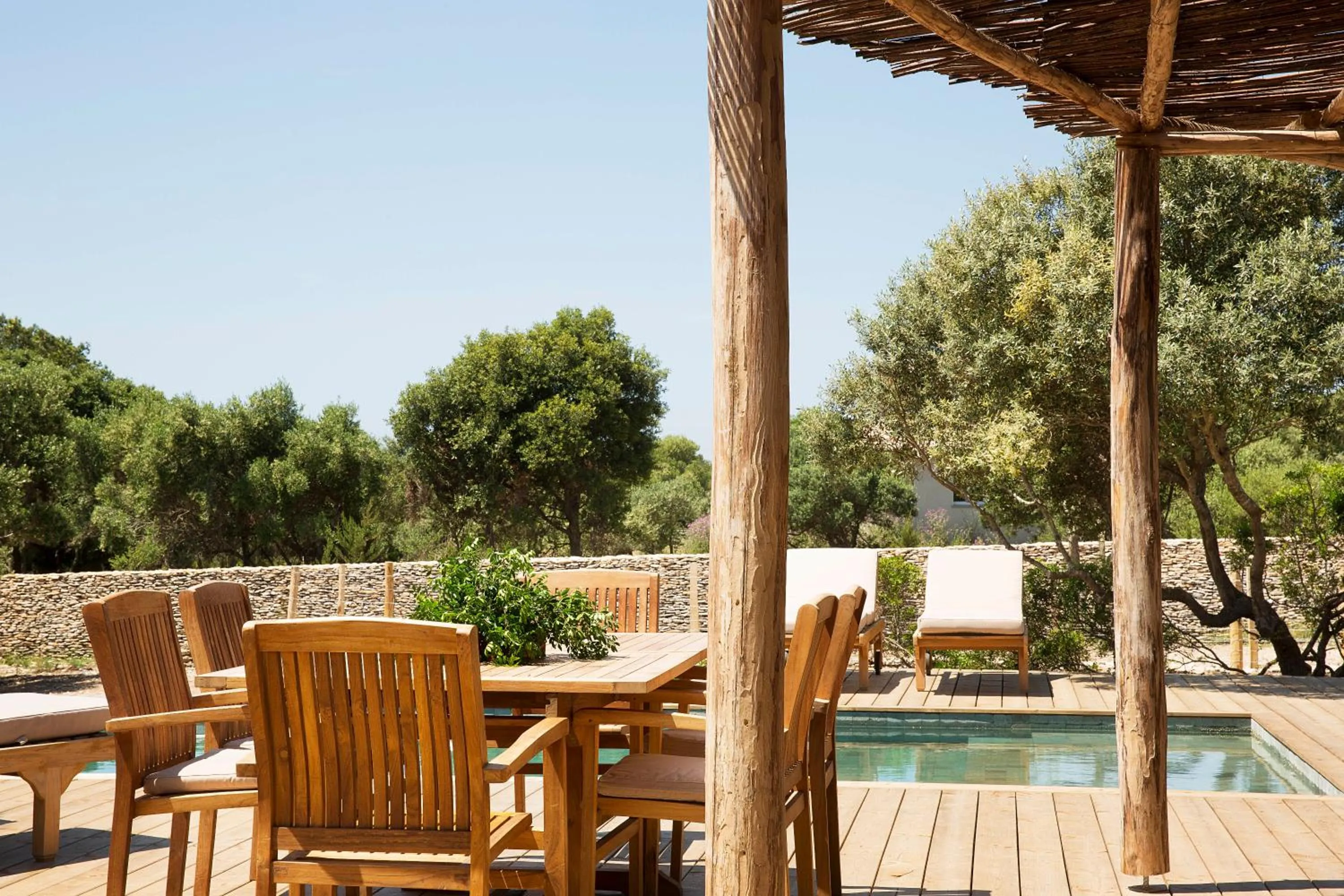 Swimming pool in U Capu Biancu