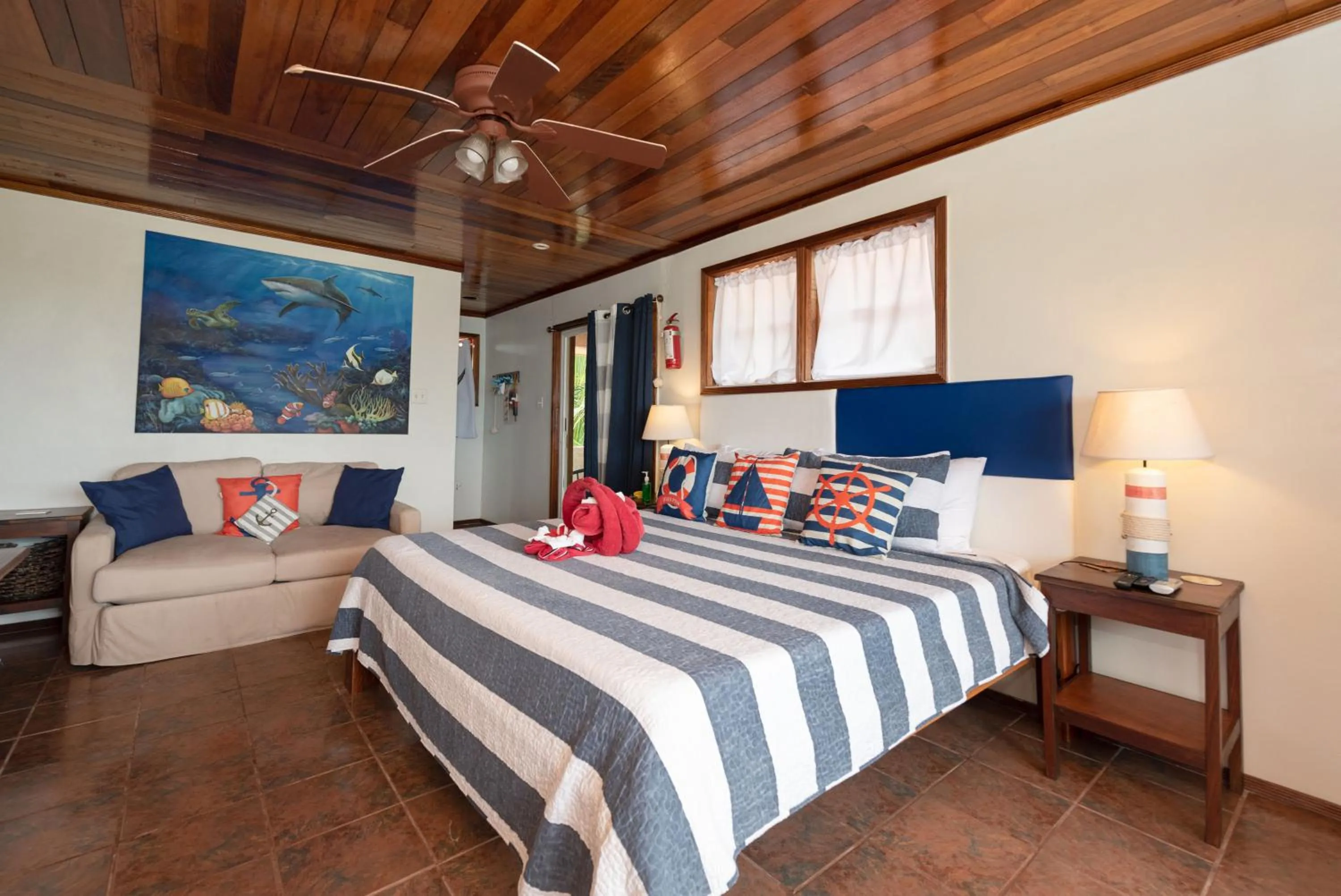 Bed in Bella Vista Resort Belize