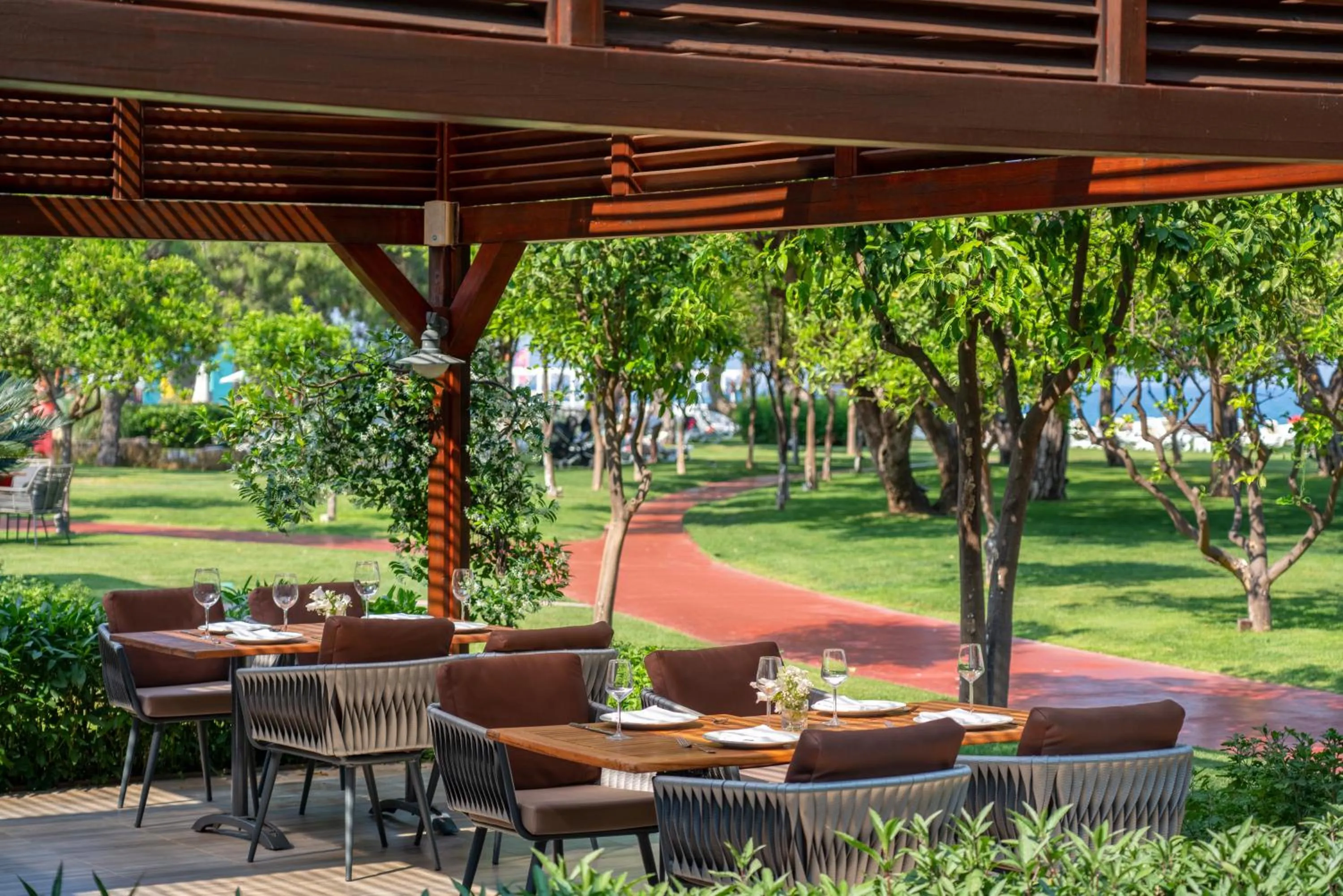 Patio in TUI Magic Life Rixos Beldibi - Adult Only