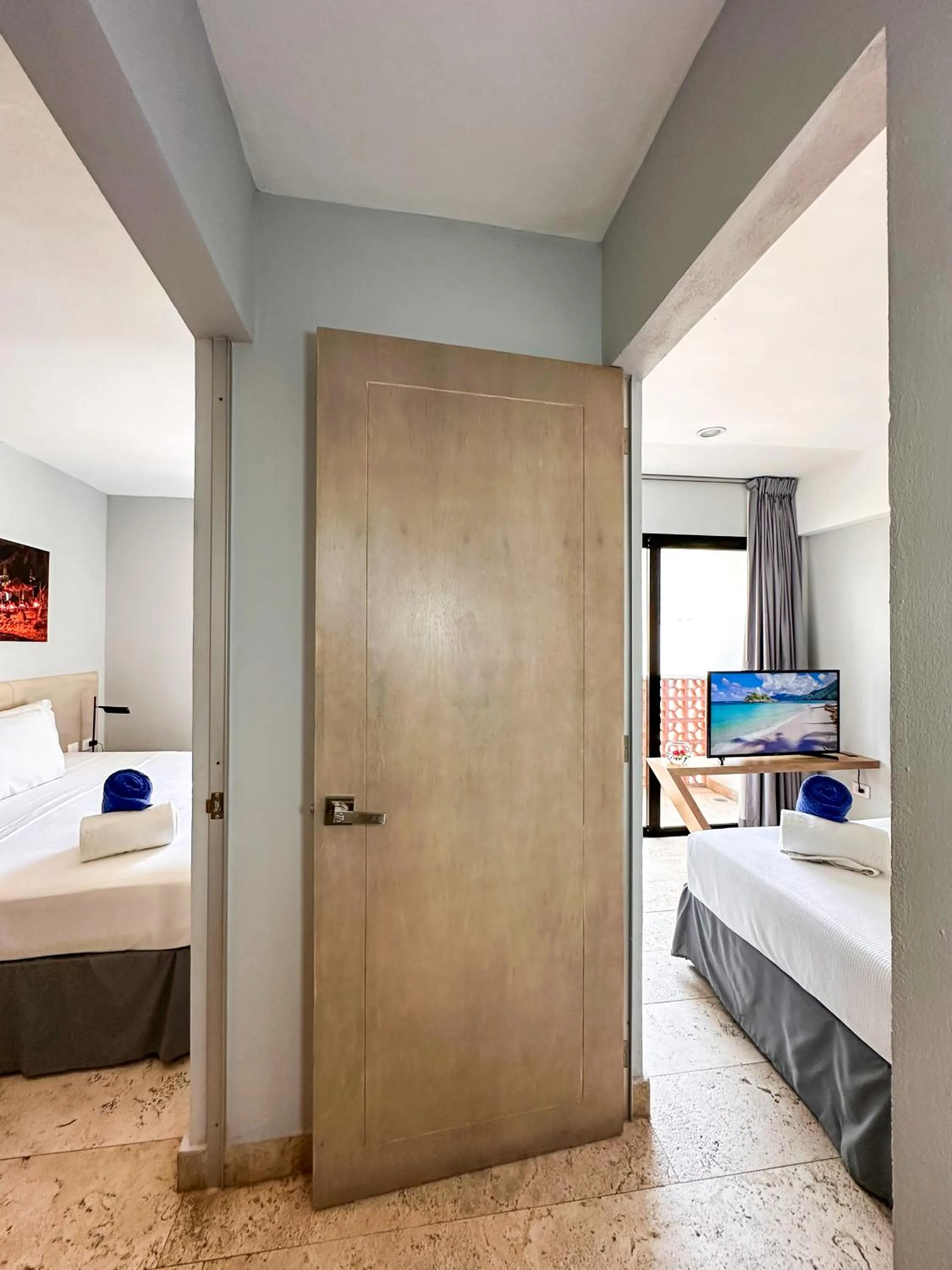 Bed in Hotelito del Mar Playa del Carmen