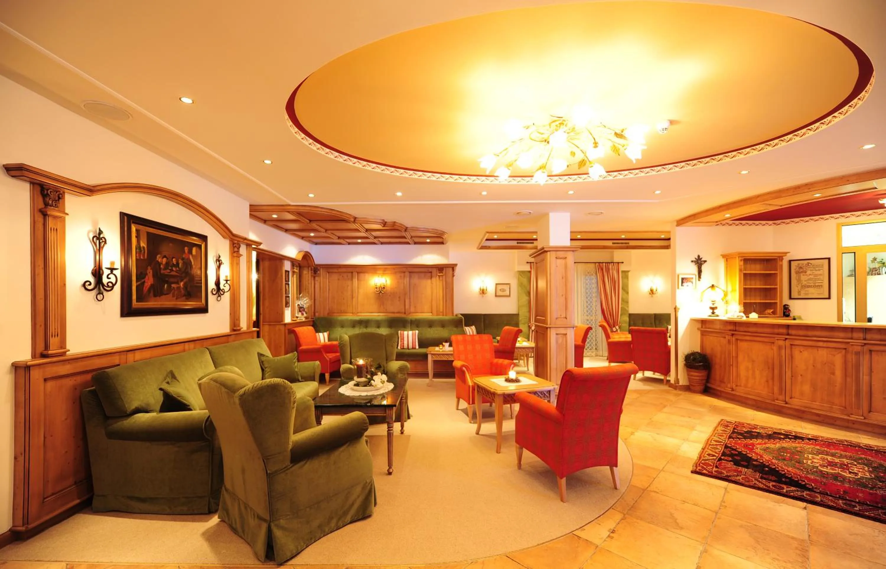 Lobby or reception in Hotel Dorfstadl