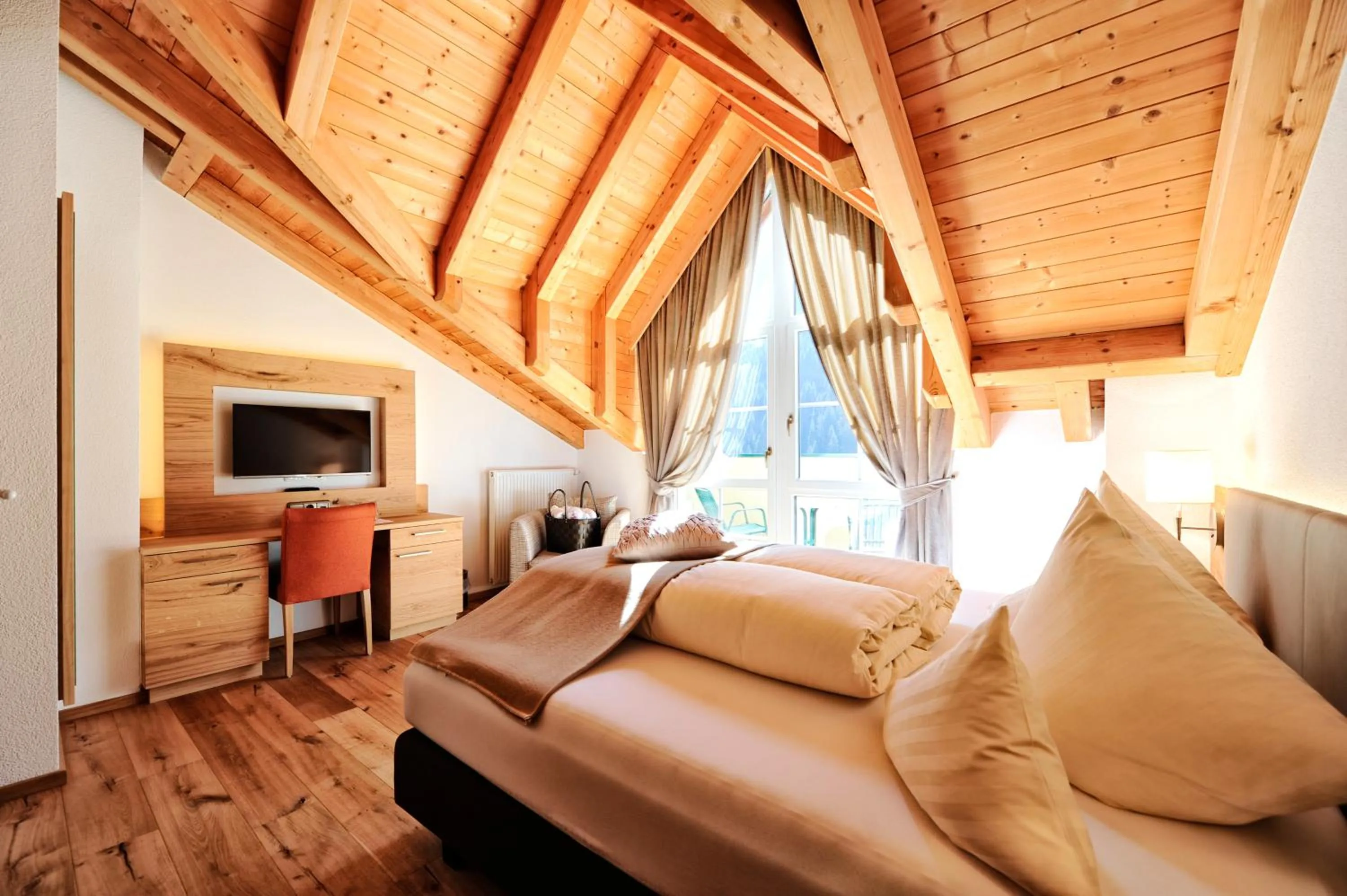 Bedroom, Bed in Hotel Dorfstadl