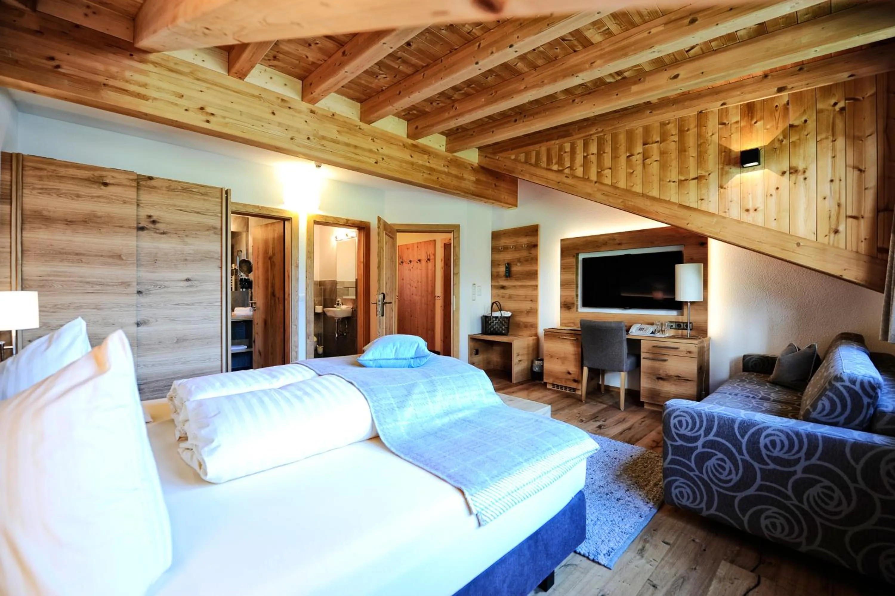 Bed in Hotel Dorfstadl