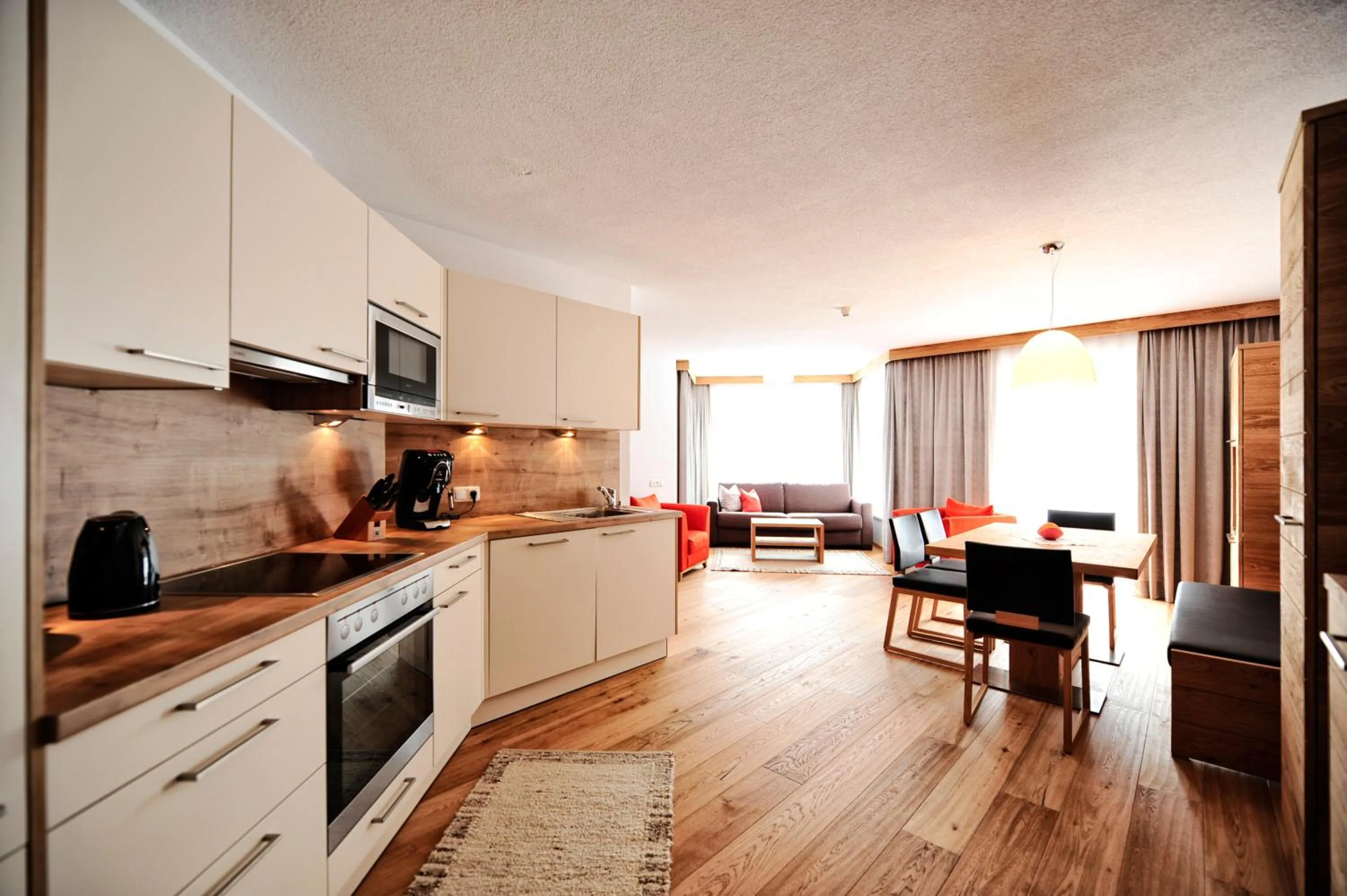 Kitchen or kitchenette in Hotel Dorfstadl