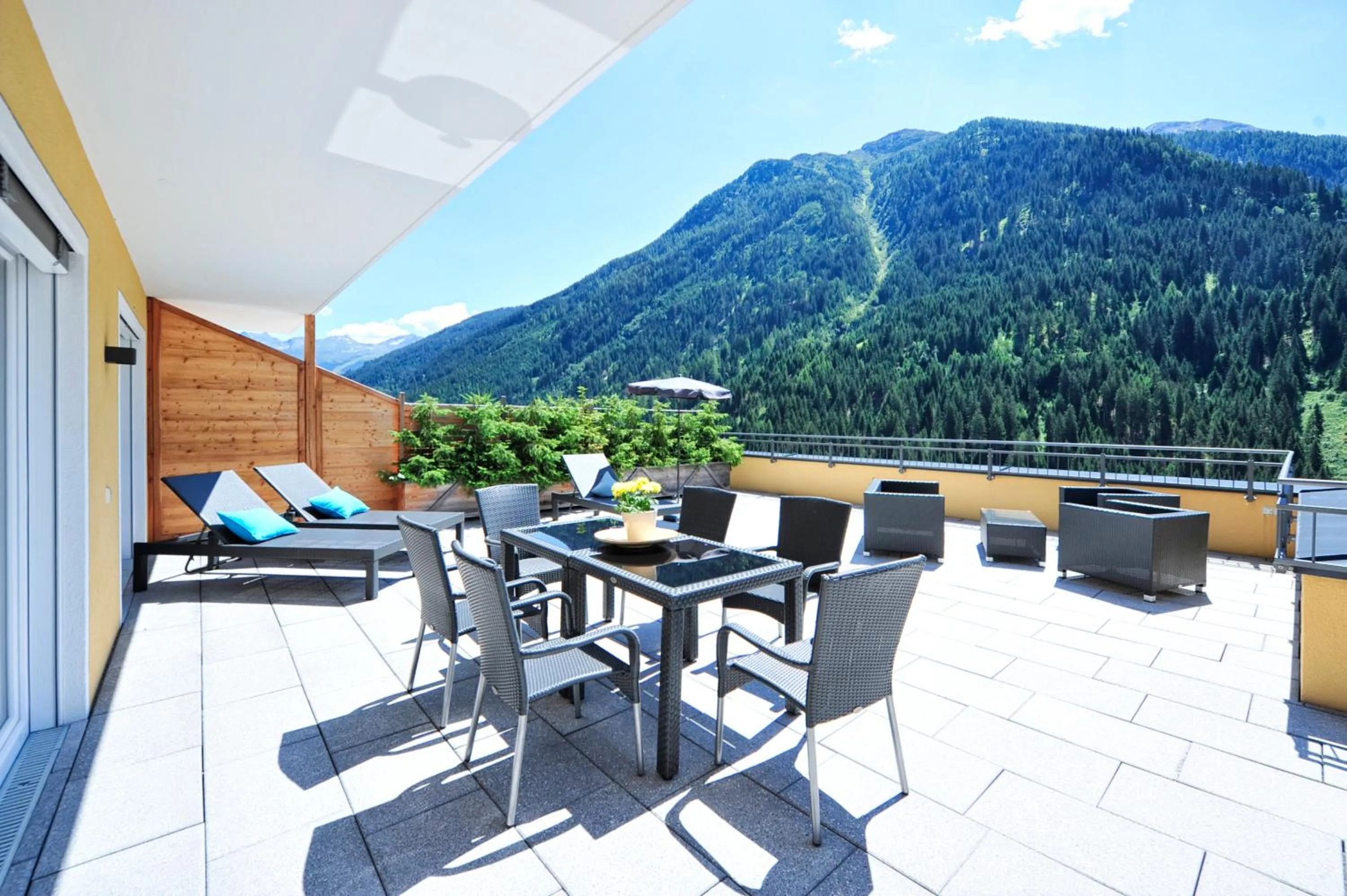 Balcony/Terrace in Hotel Dorfstadl