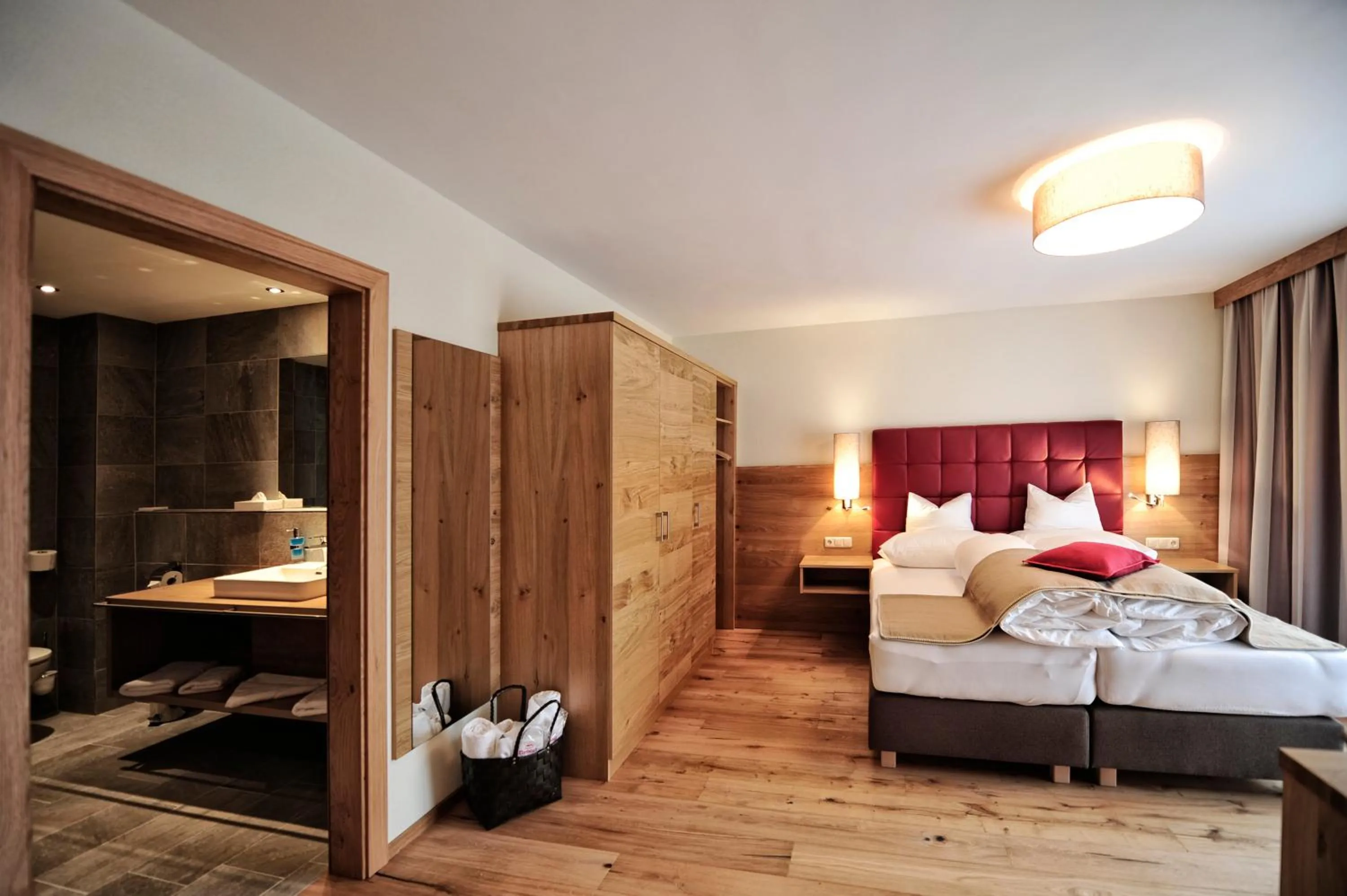 Bedroom, Bed in Hotel Dorfstadl