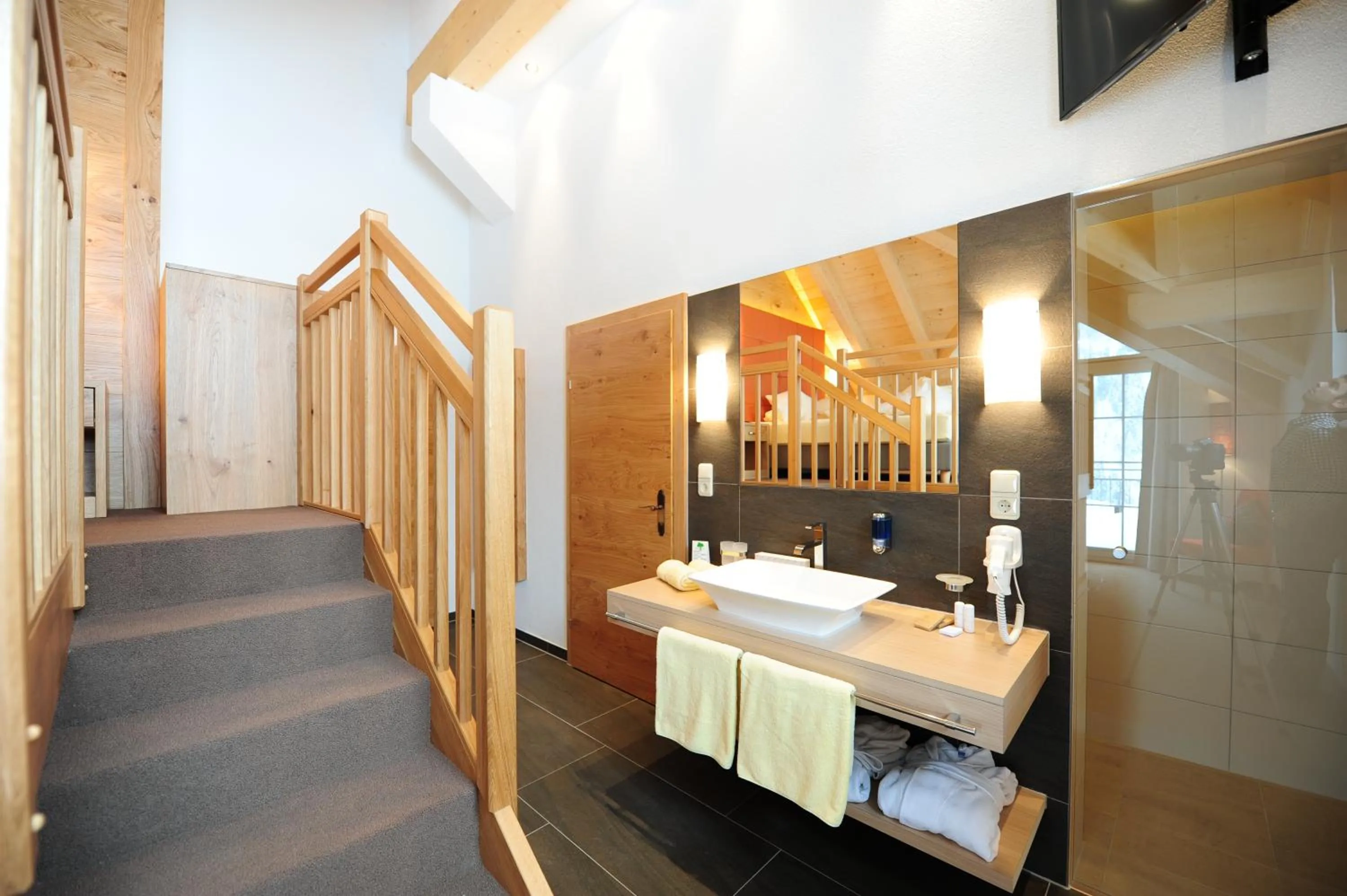 Bathroom in Hotel Dorfstadl