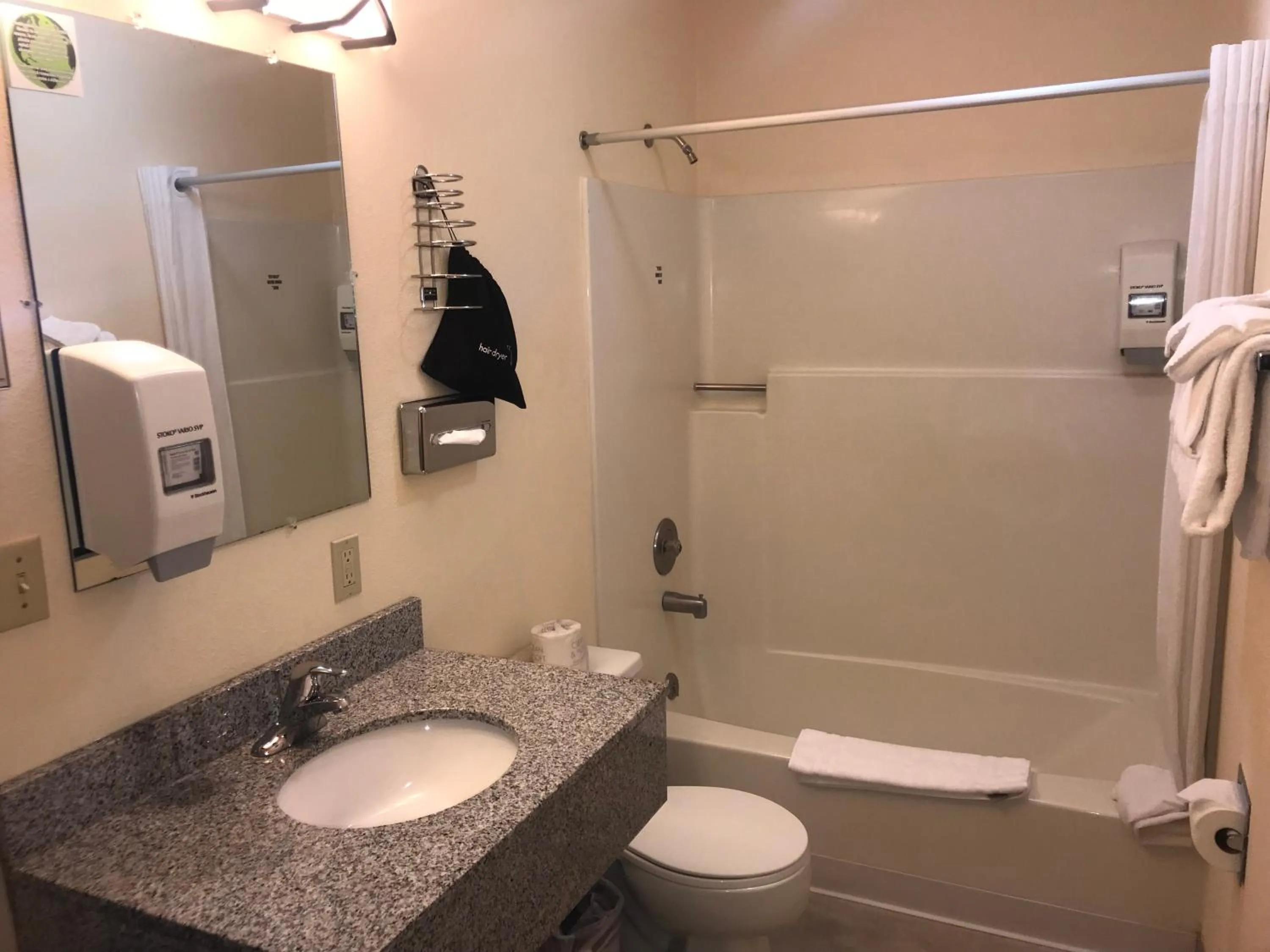 Bathroom in City Center Motel