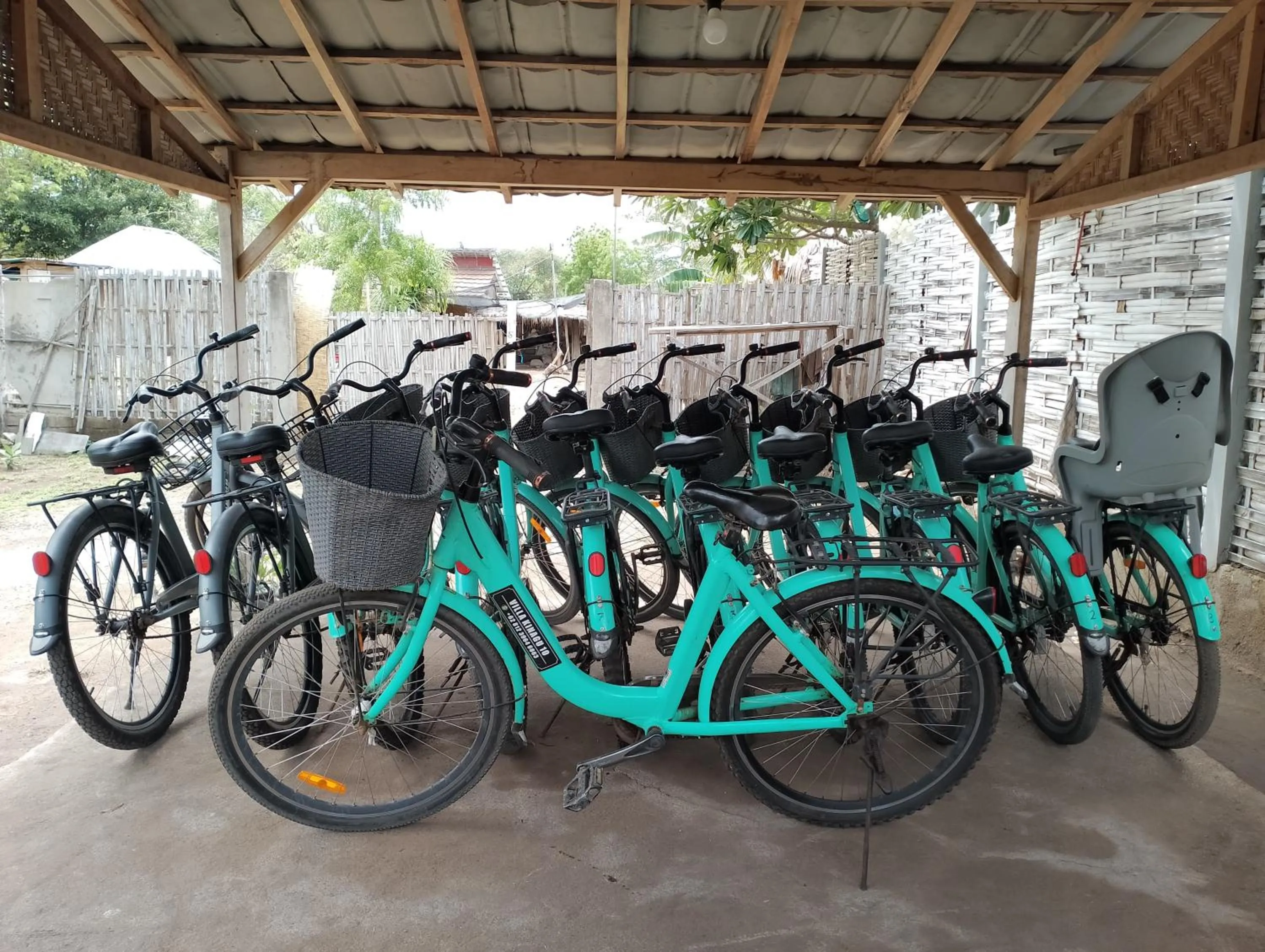 Cycling in Villa Kinagu