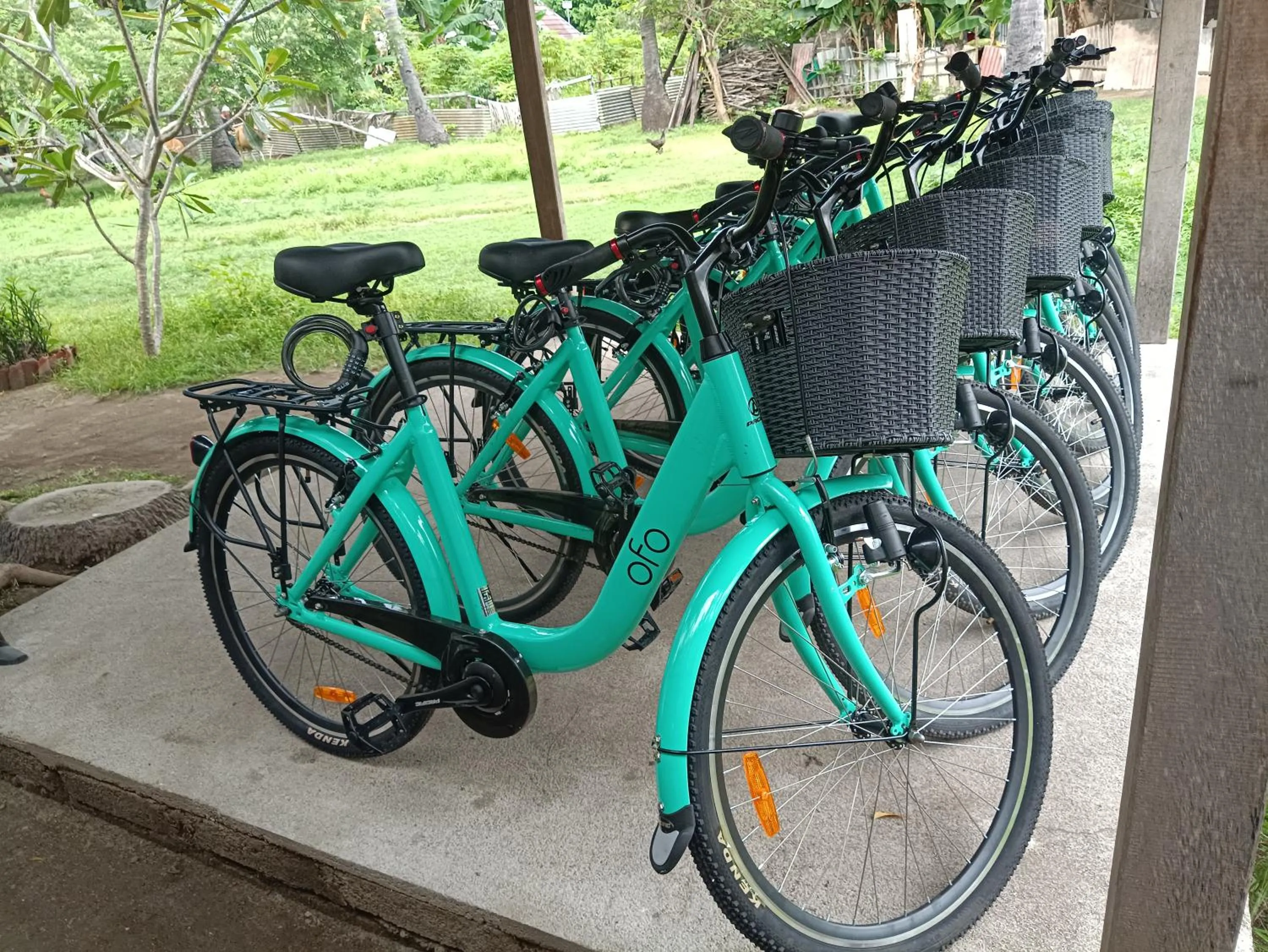 Cycling in Villa Kinagu