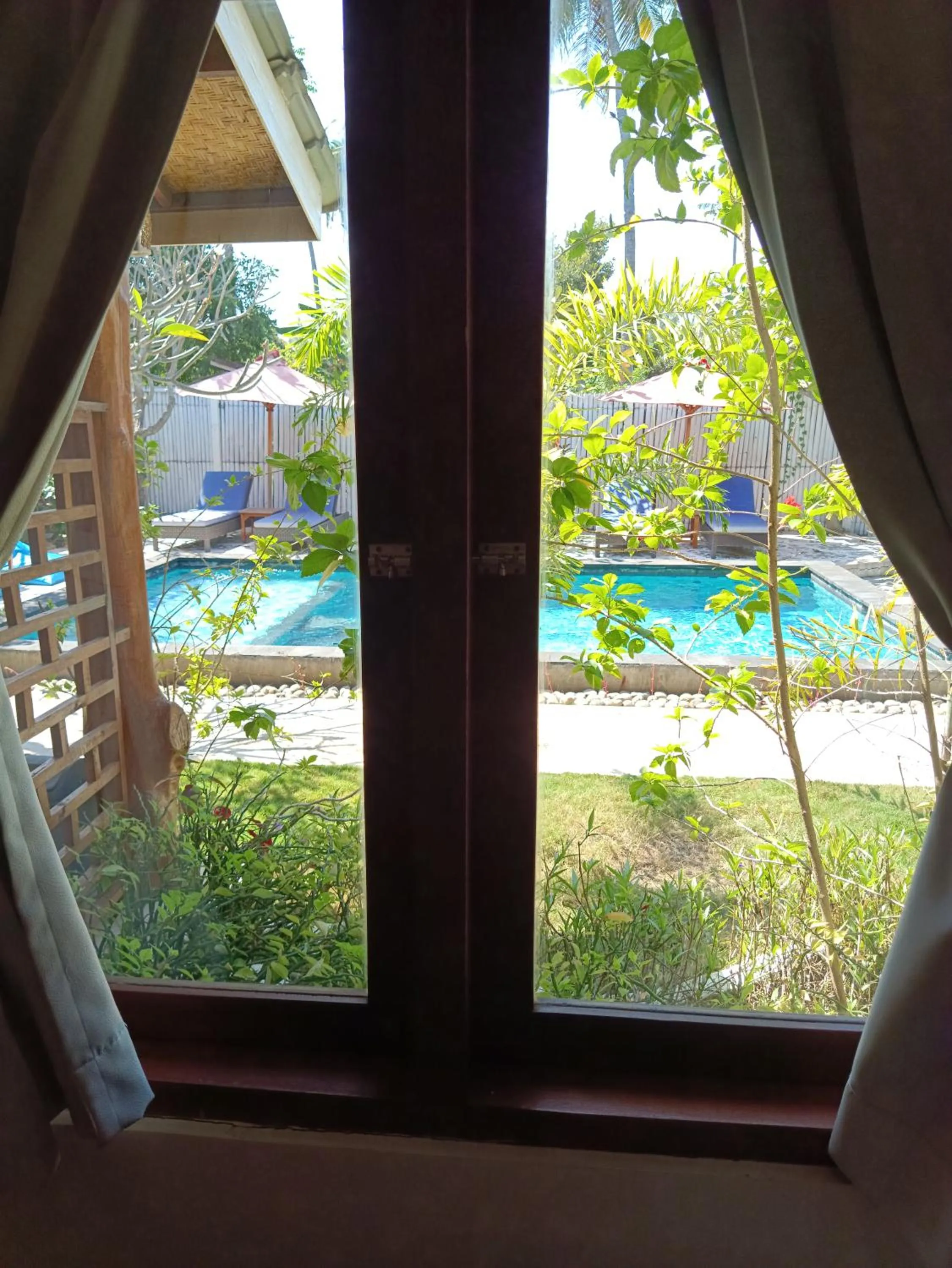 Garden view in Villa Kinagu