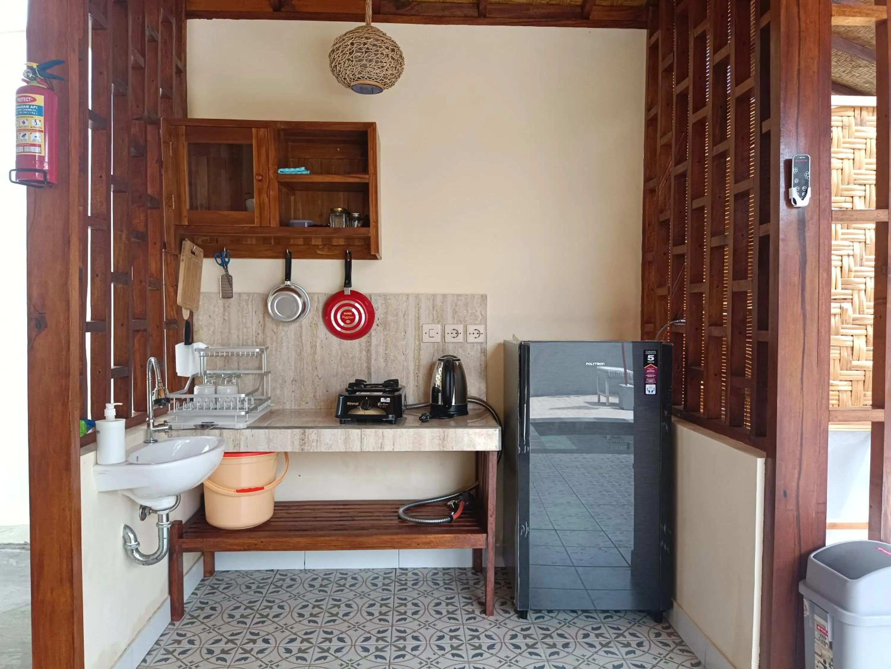 Kitchen or kitchenette in Villa Kinagu