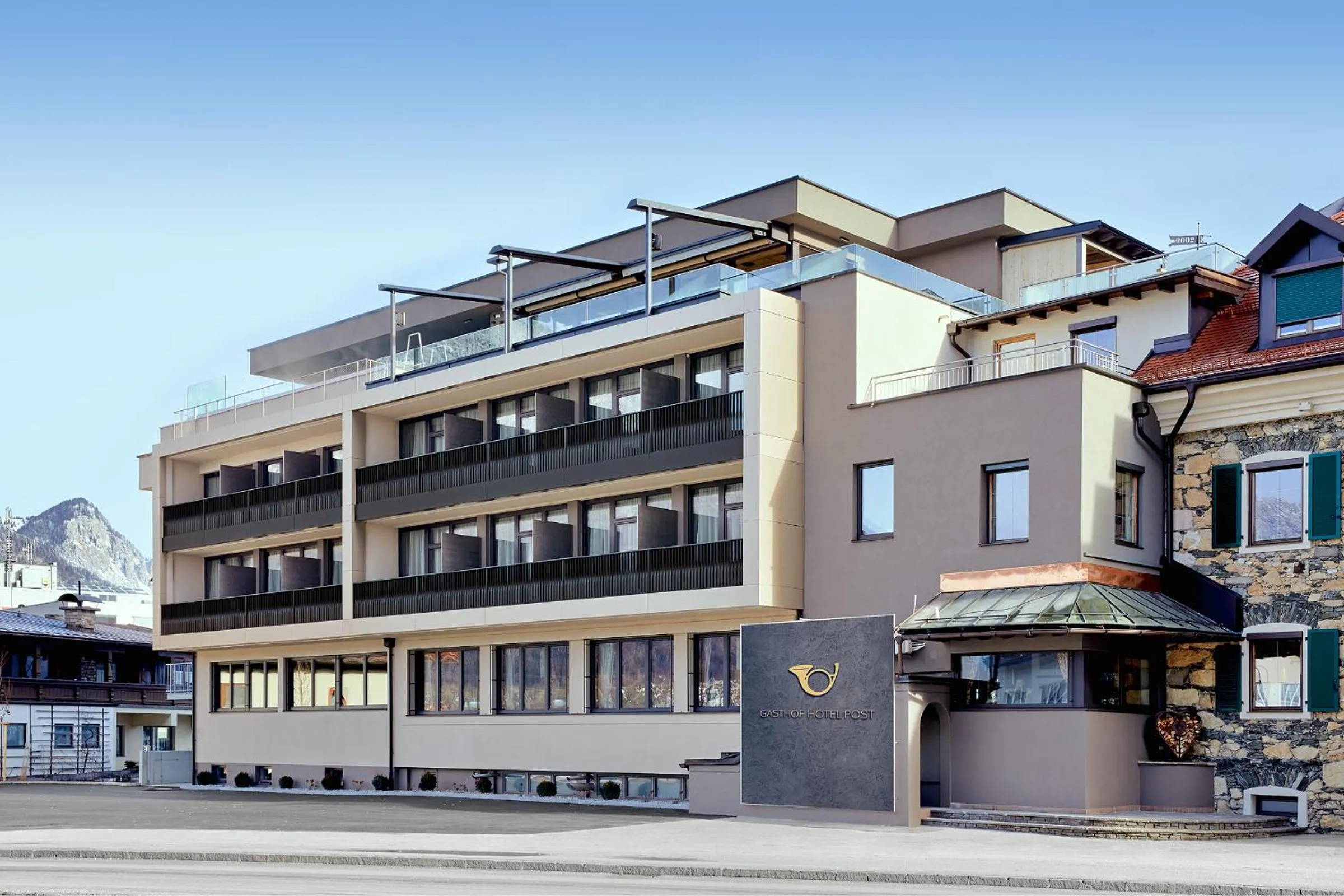 Property building in Gasthof Hotel Post