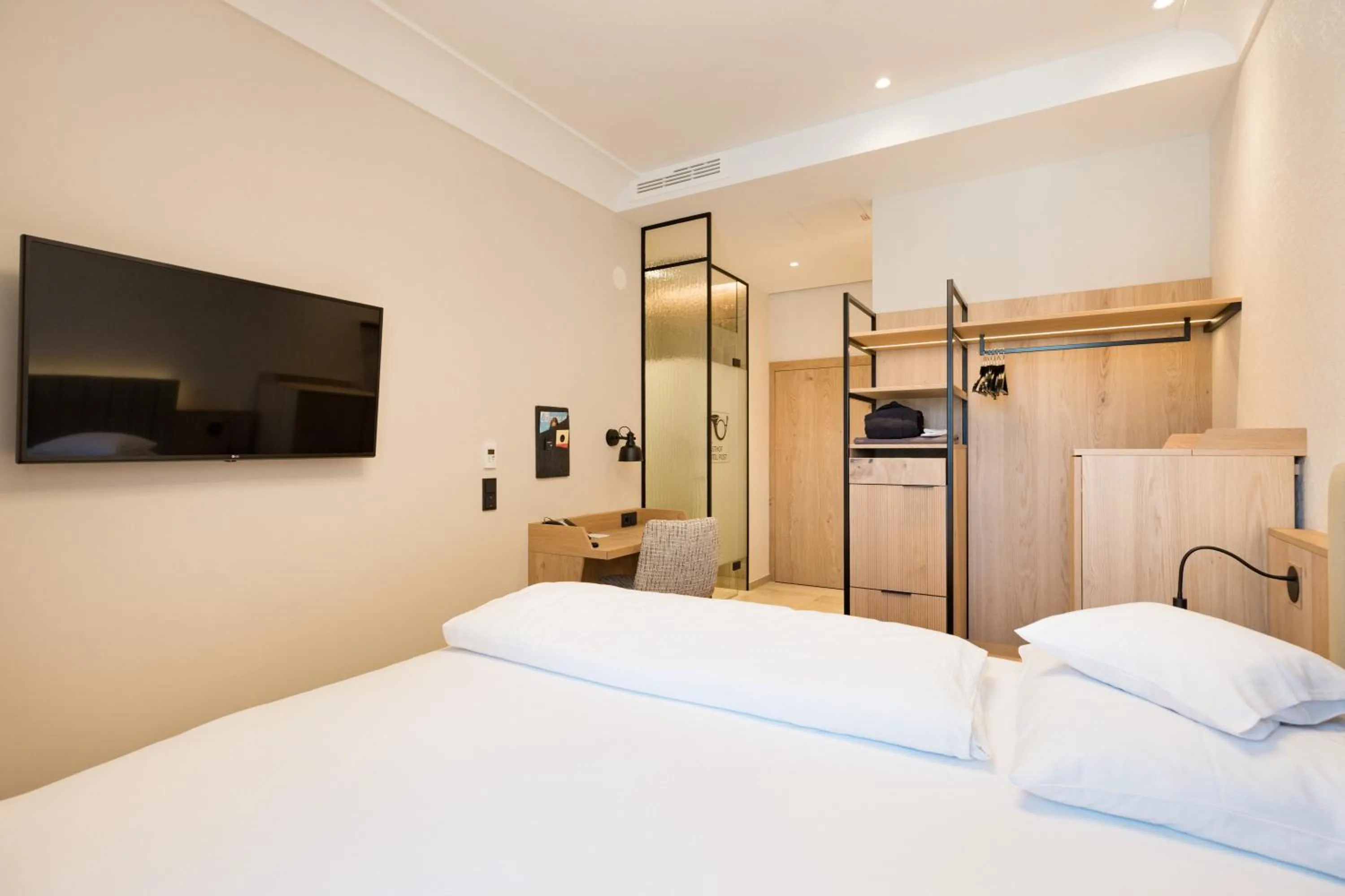 Bed in Gasthof Hotel Post