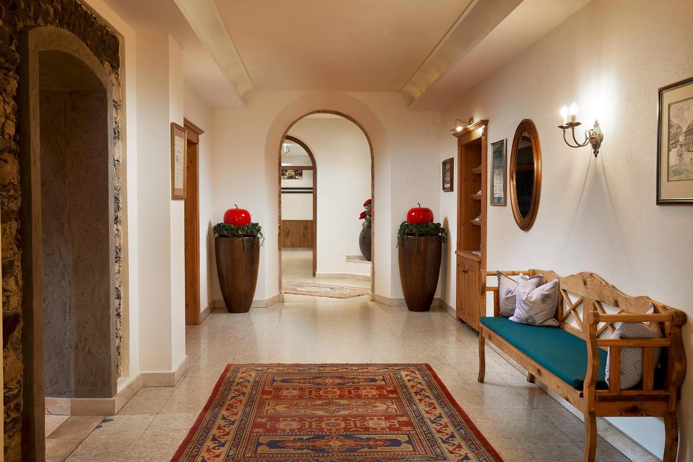 Lobby or reception in Gasthof Hotel Post