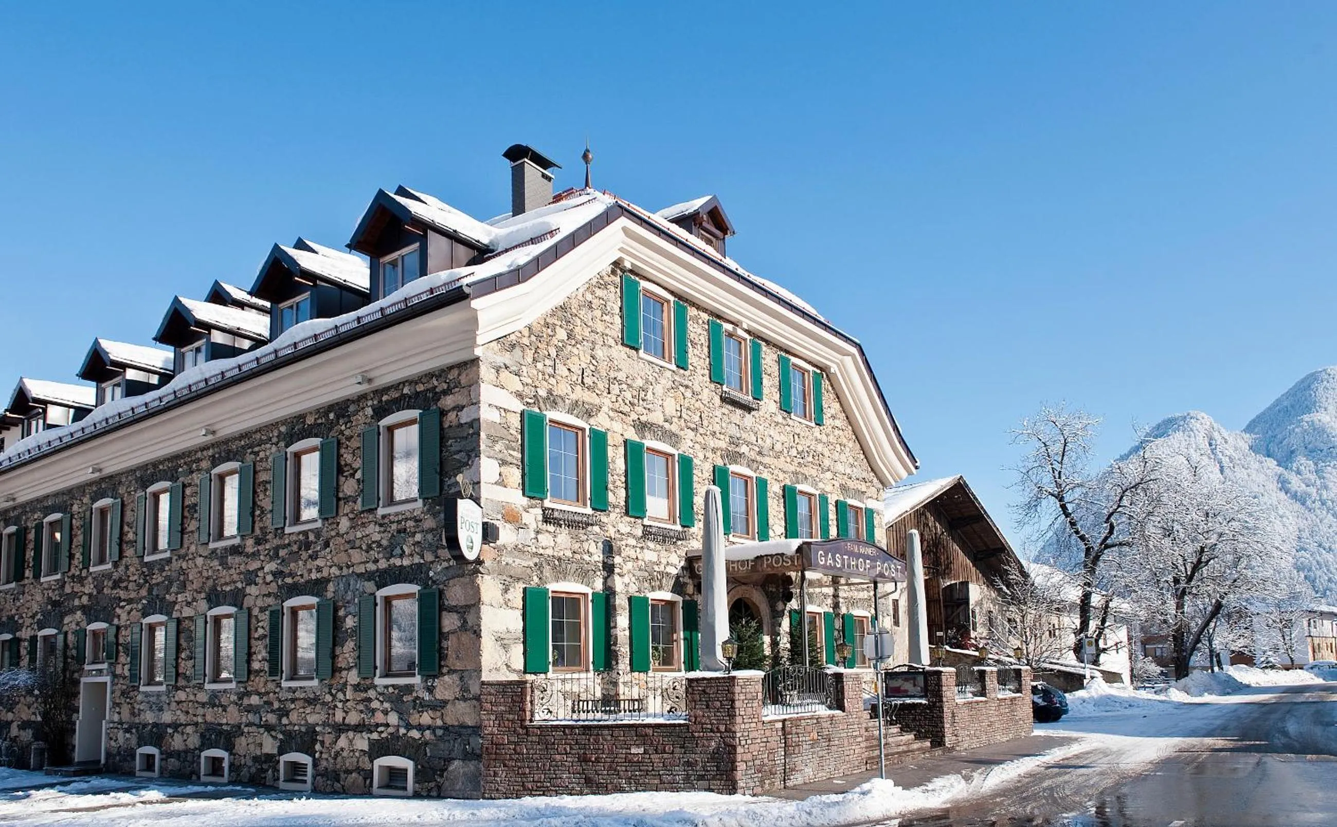 Property building in Gasthof Hotel Post