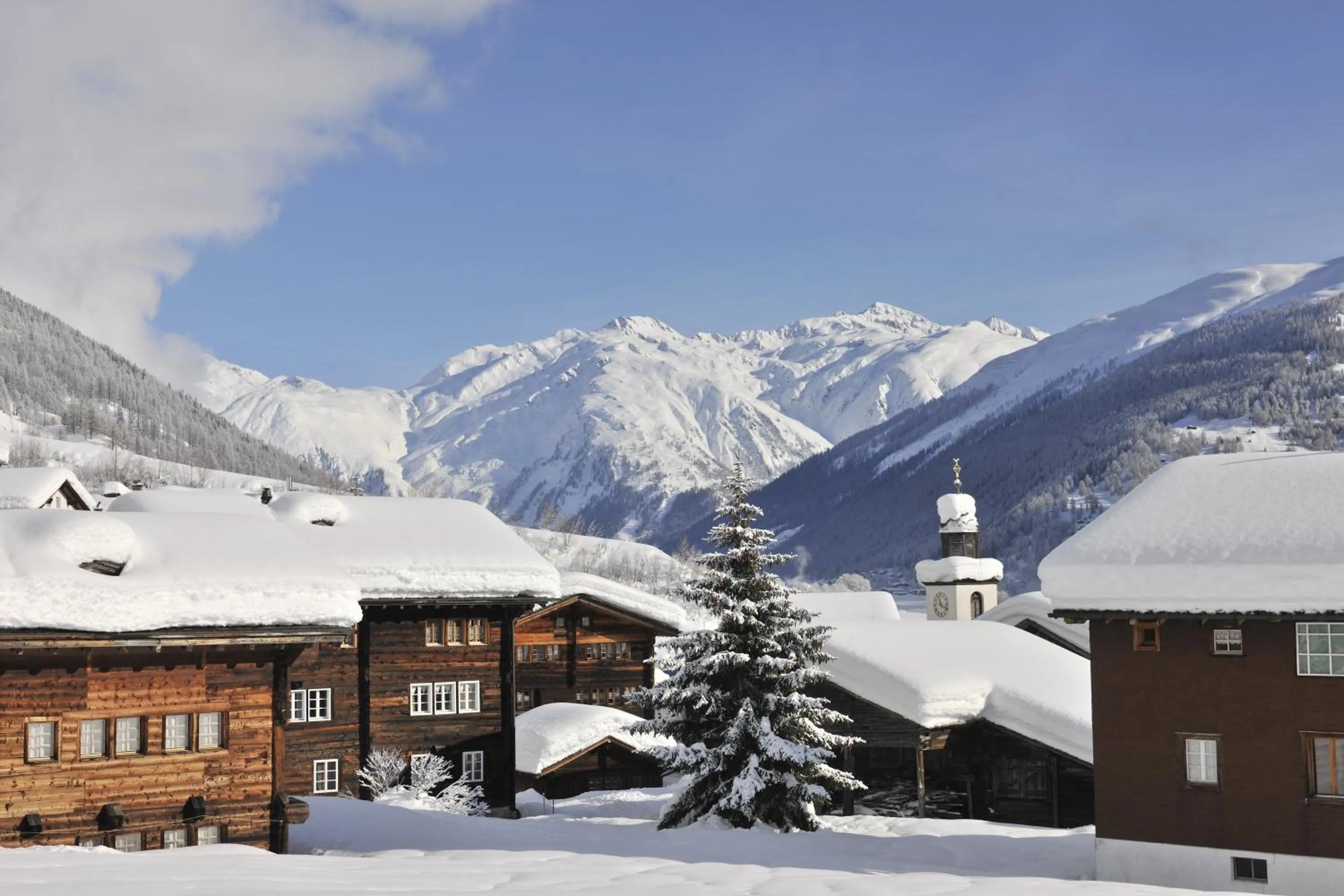 Natural landscape in Hotel-Restaurant Drei Tannen