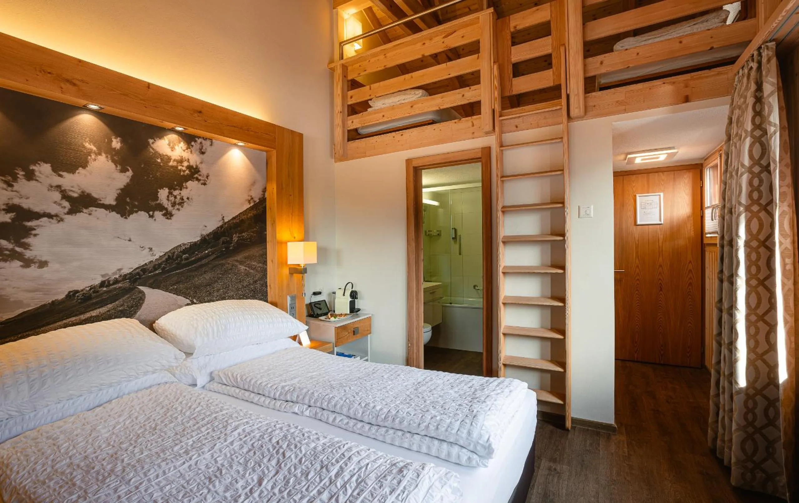 Bed in Hotel Landhaus