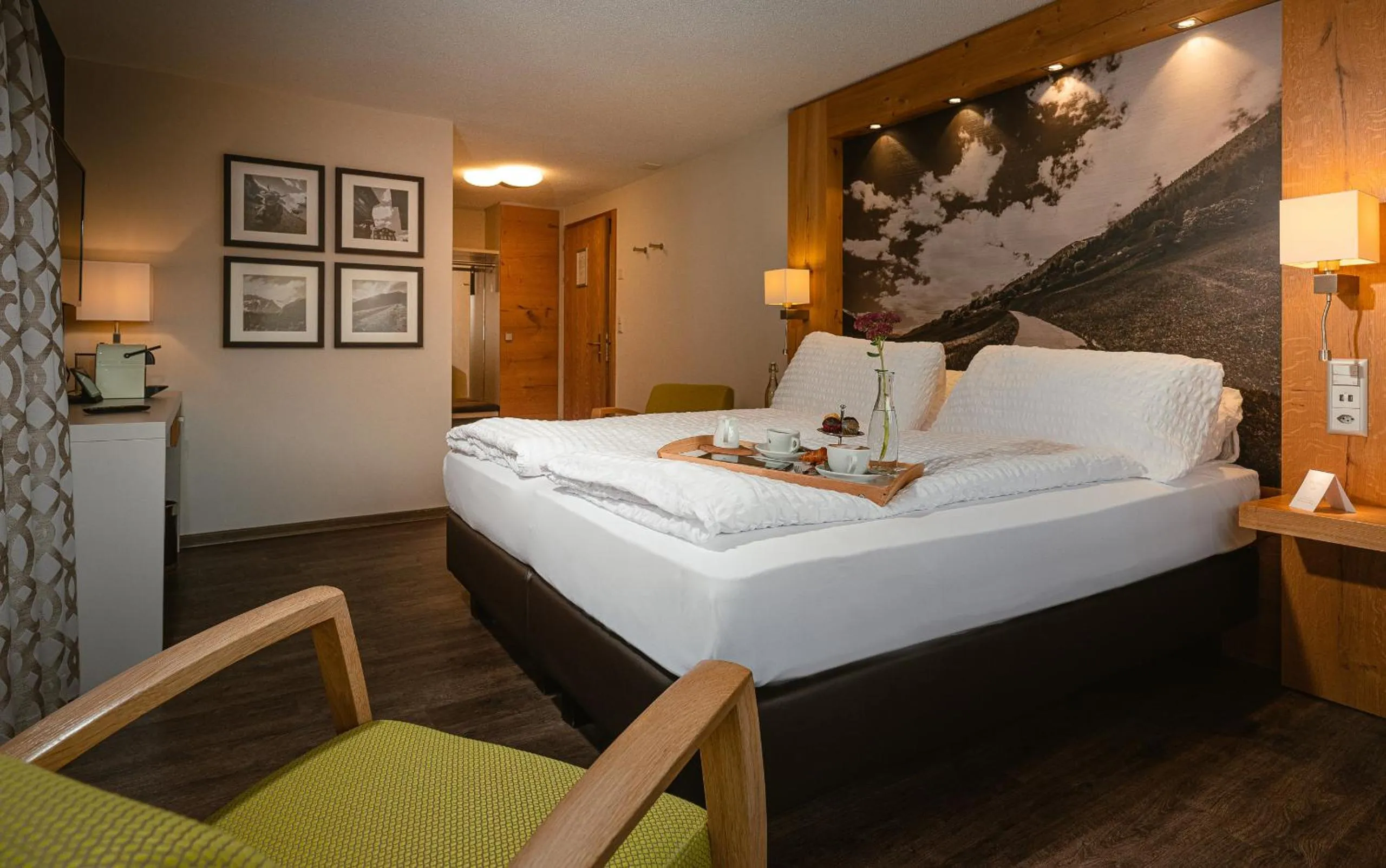 Bed in Hotel Landhaus