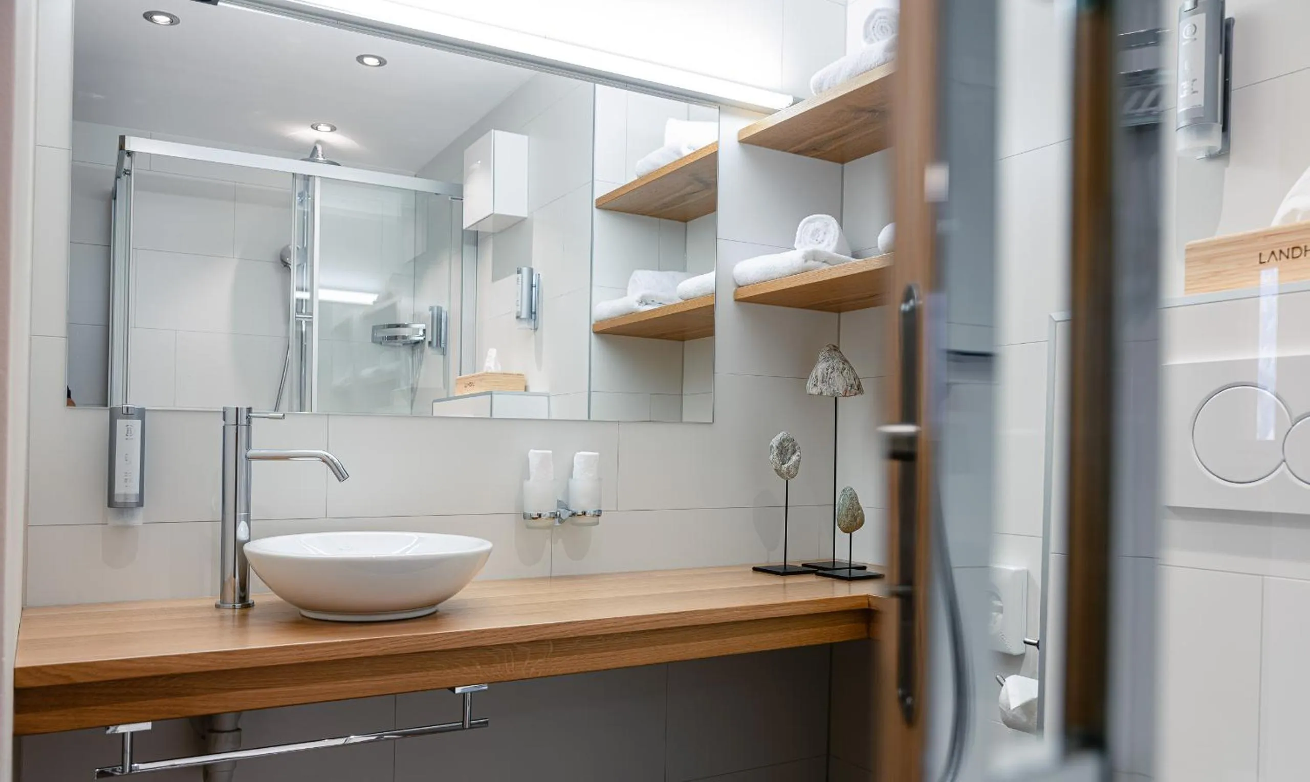 Shower in Hotel Landhaus