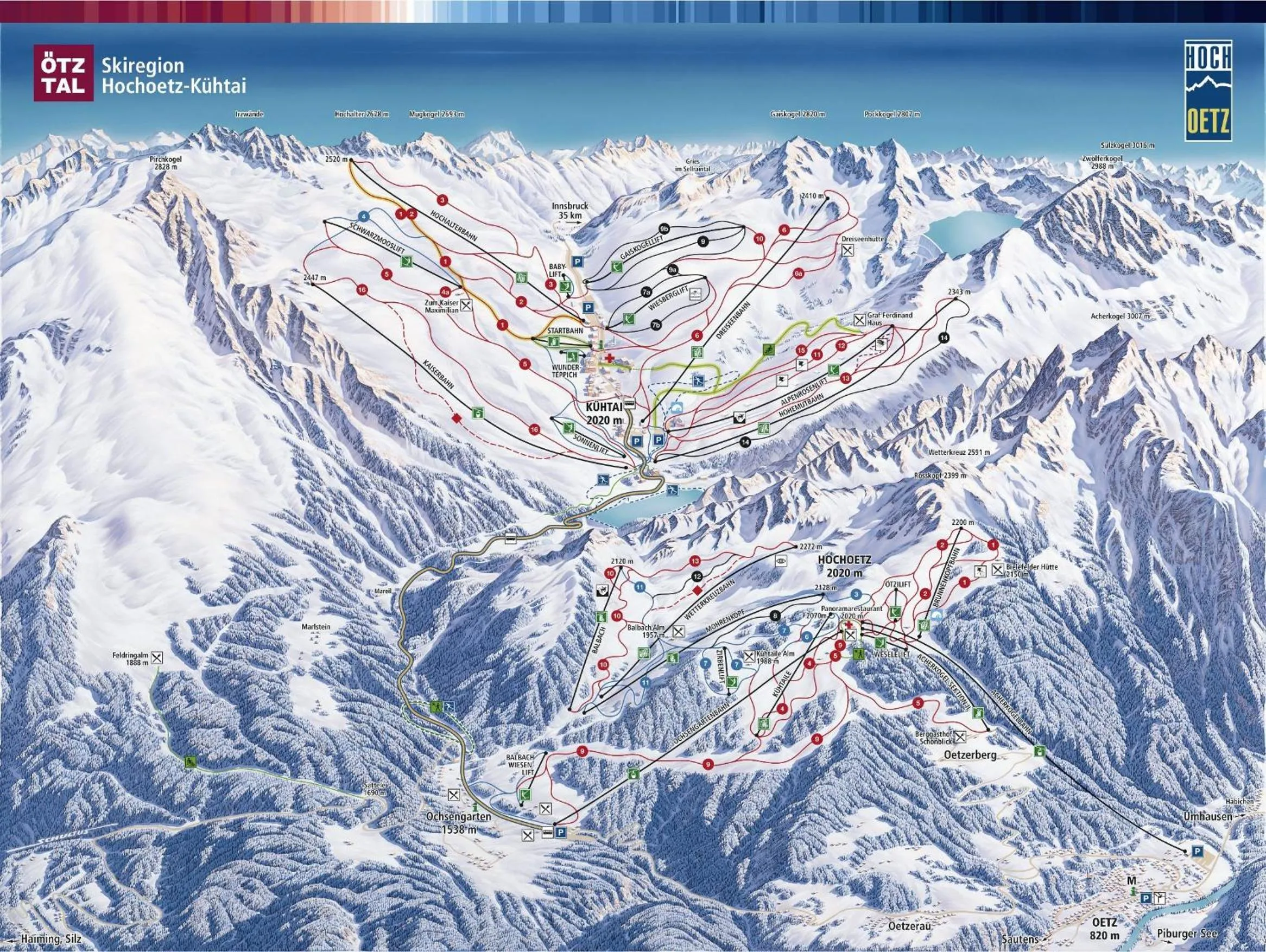 Area and facilities in Das Schlössl