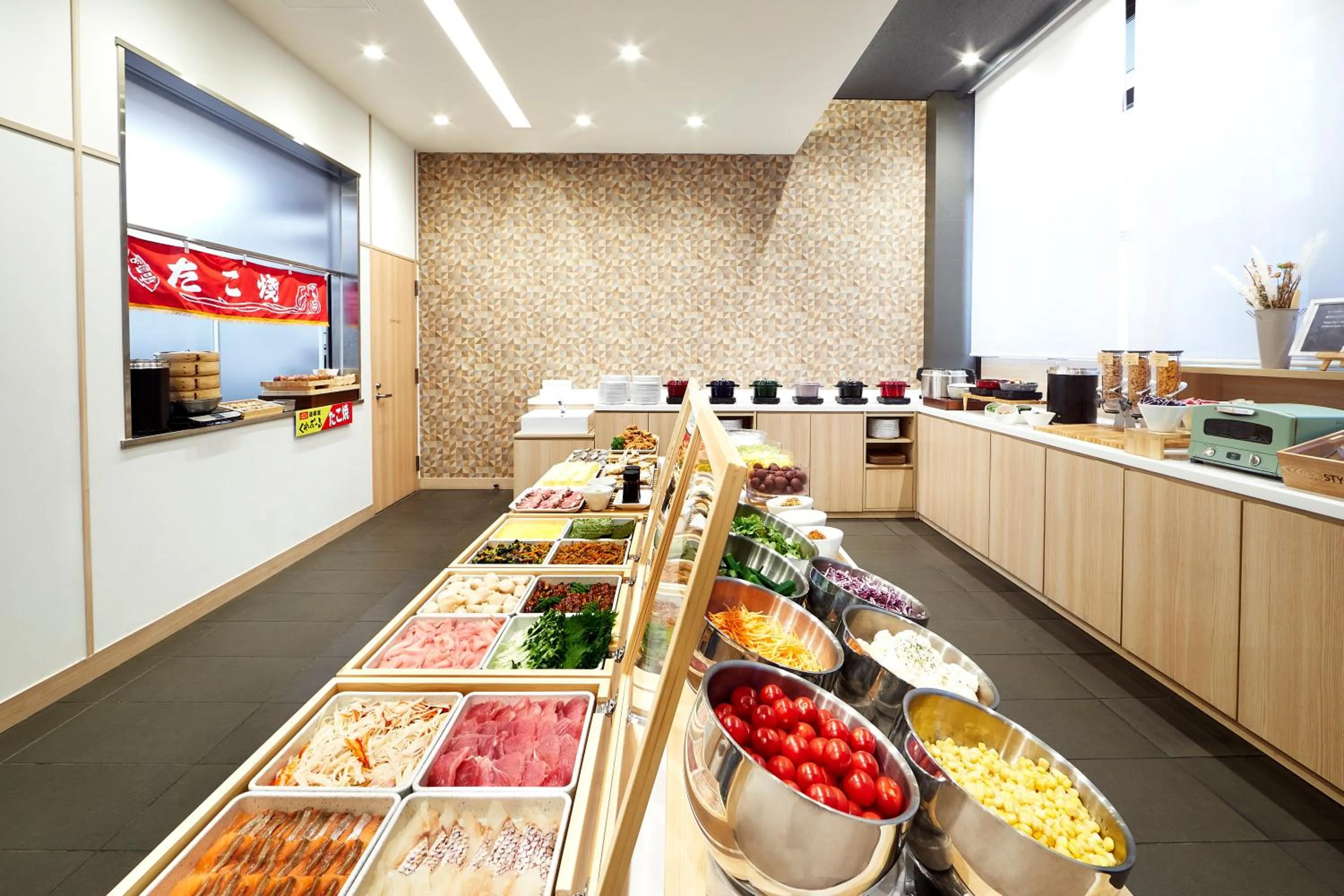 Breakfast in Karaksa Hotel Osaka Namba