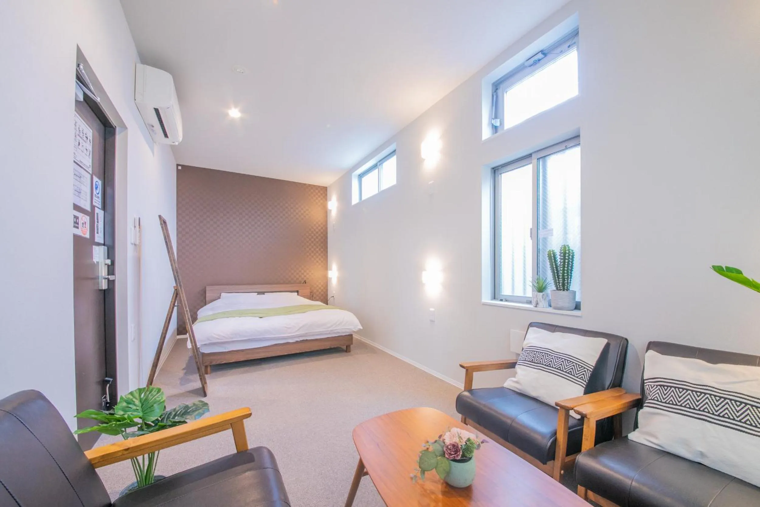 Bed in KIZUNA HOTEL Gojo Kiyomizu-dera Kamogawa