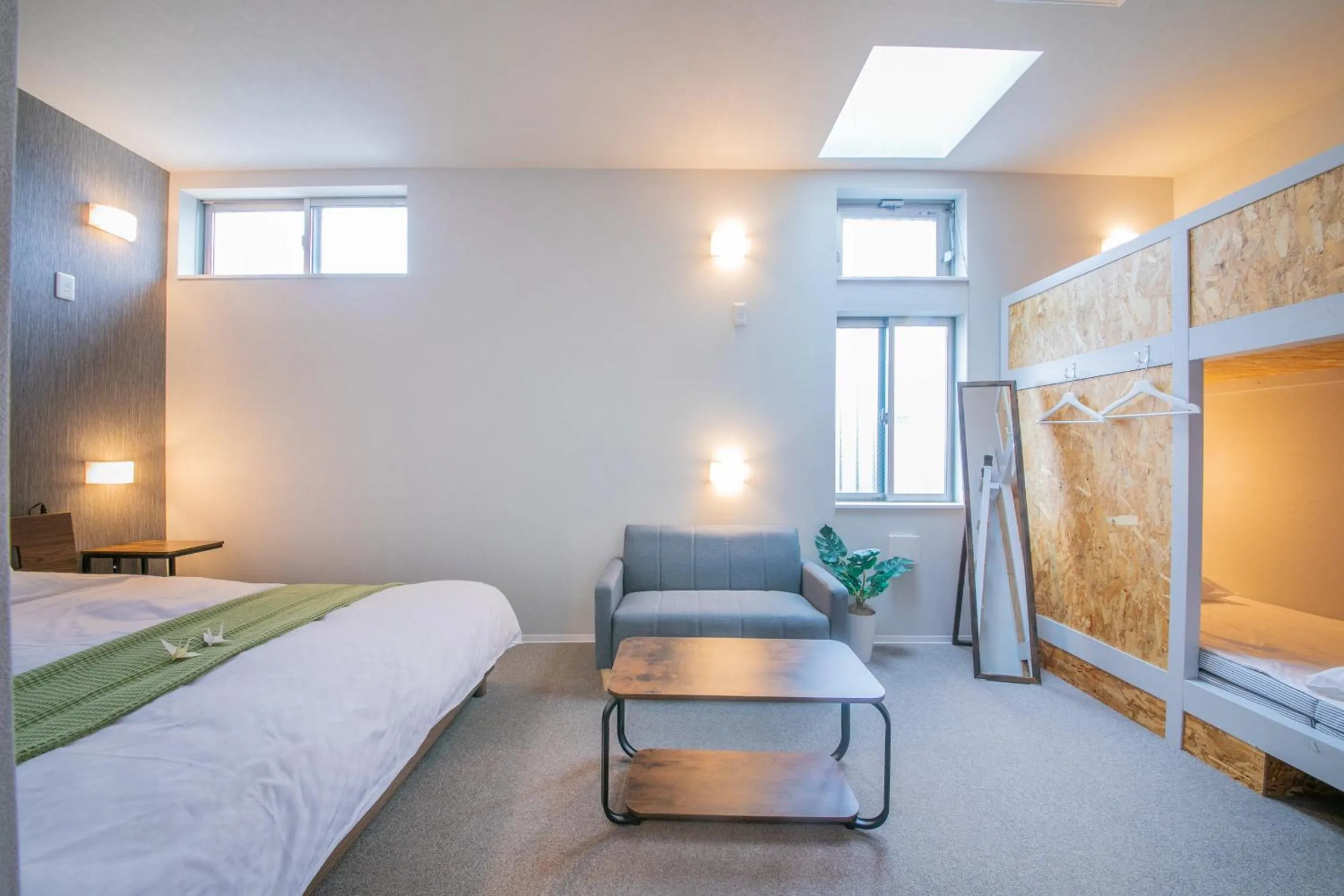 Bed in KIZUNA HOTEL Gojo Kiyomizu-dera Kamogawa