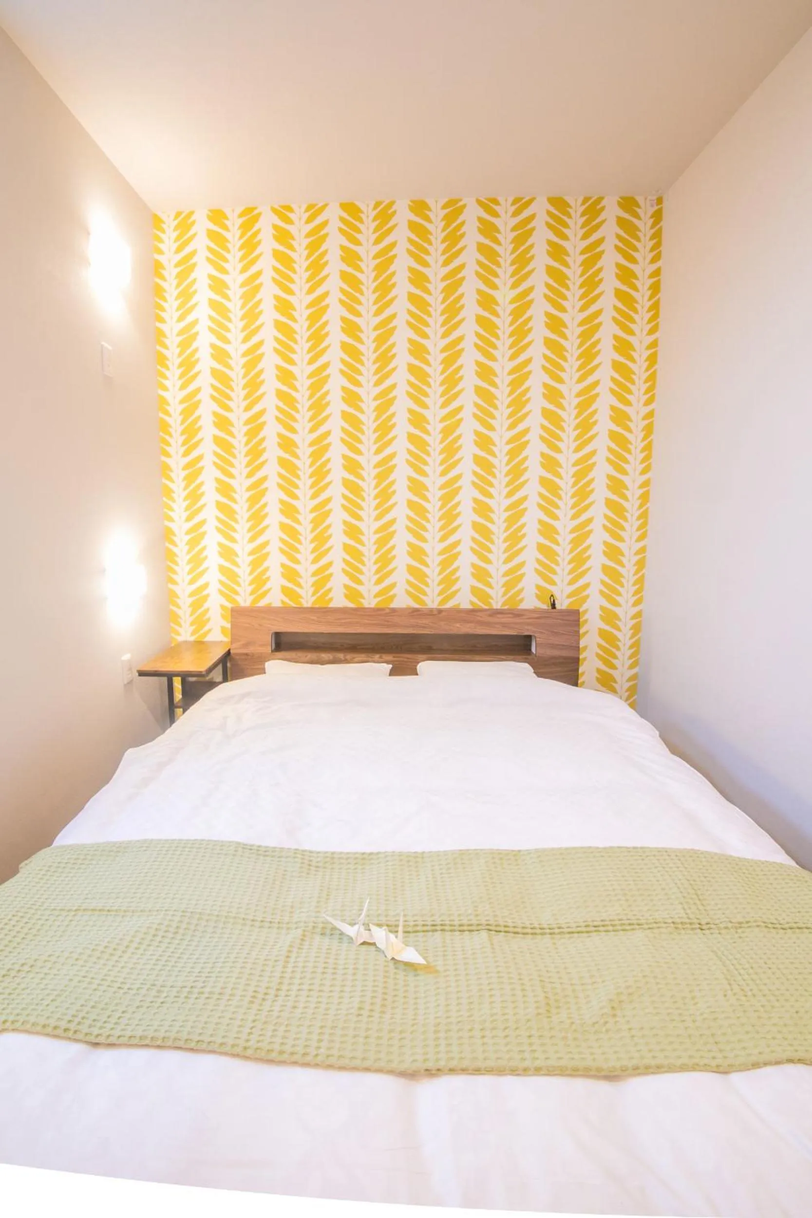 Bed in KIZUNA HOTEL Gojo Kiyomizu-dera Kamogawa