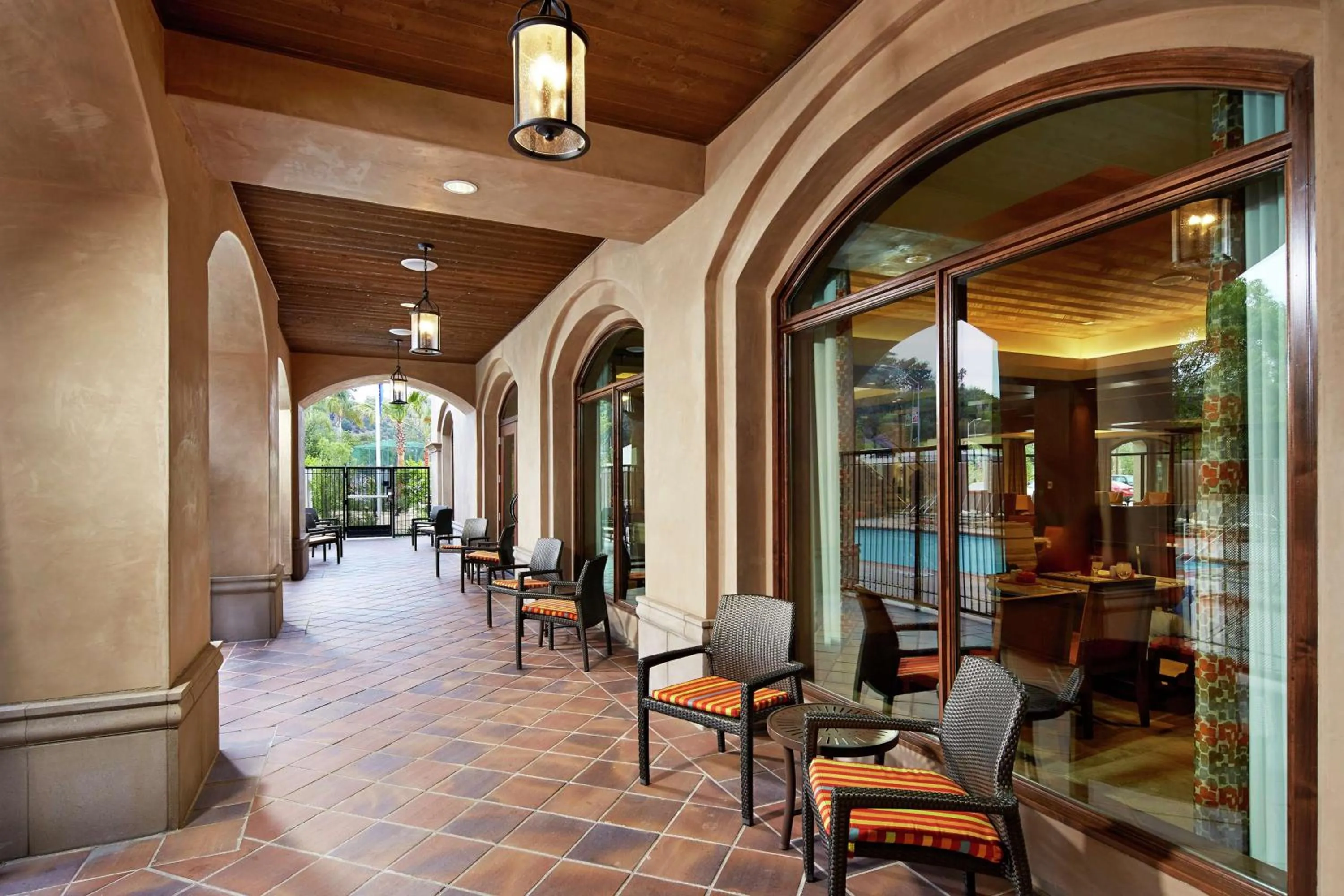 Patio in Hilton Garden Inn San Diego Old Town/Sea World Area
