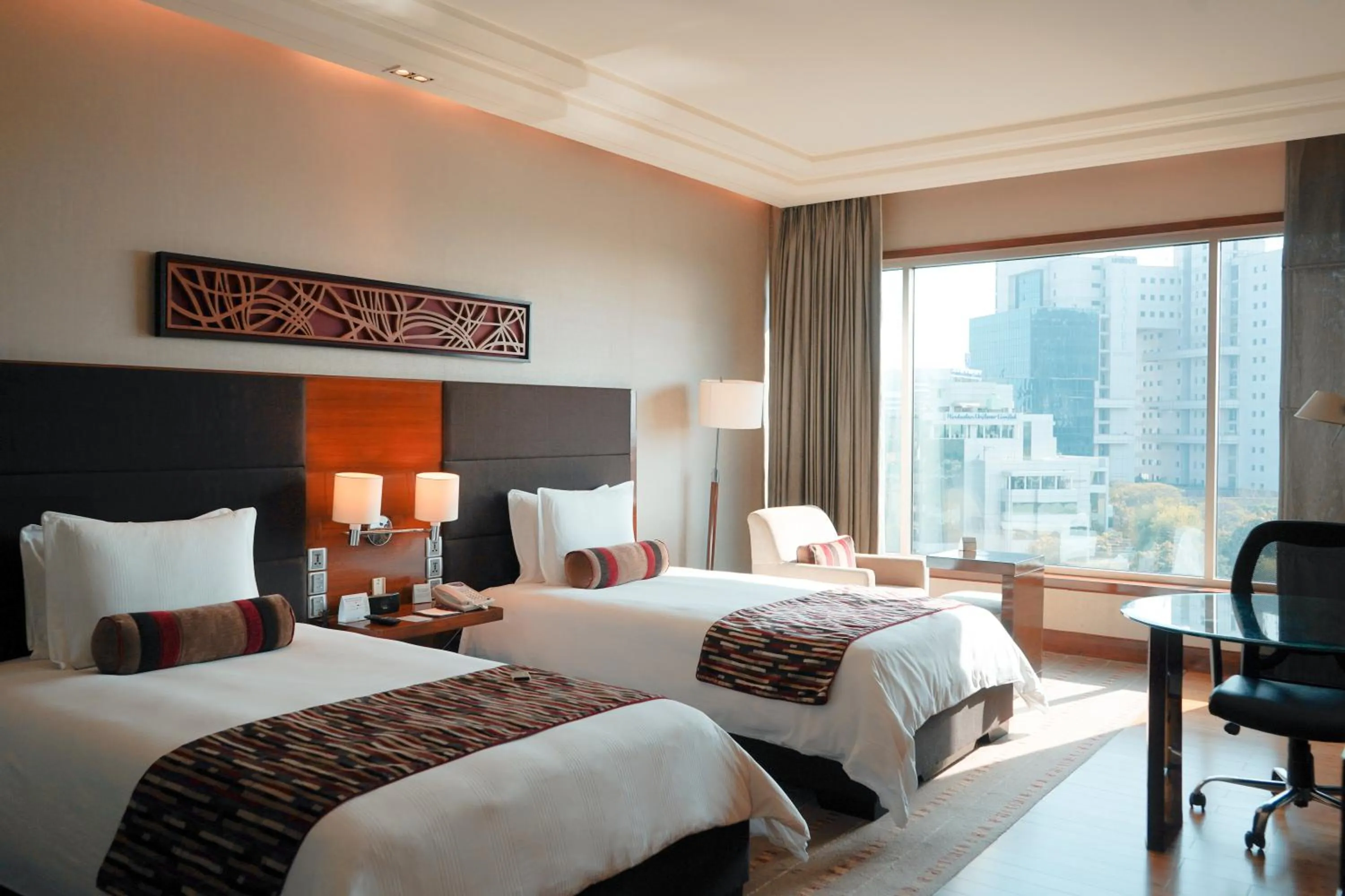 Photo of the whole room, Bed in Crowne Plaza Today Gurugram by IHG