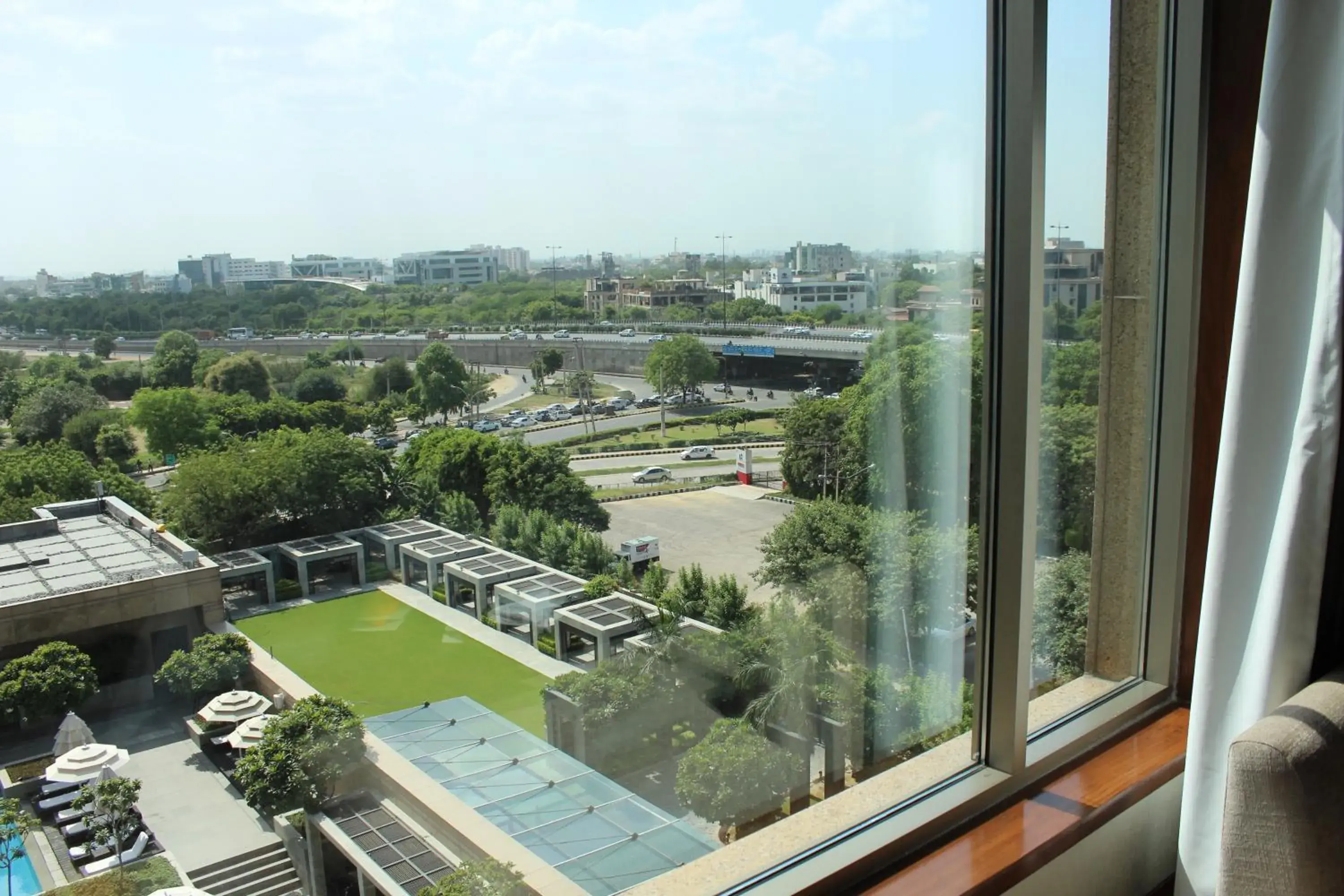 Standard Twin Room with Pool View in Crowne Plaza Today Gurugram by IHG Standard Twin Room with Pool View in Crowne Plaza Today Gurugram by IHG