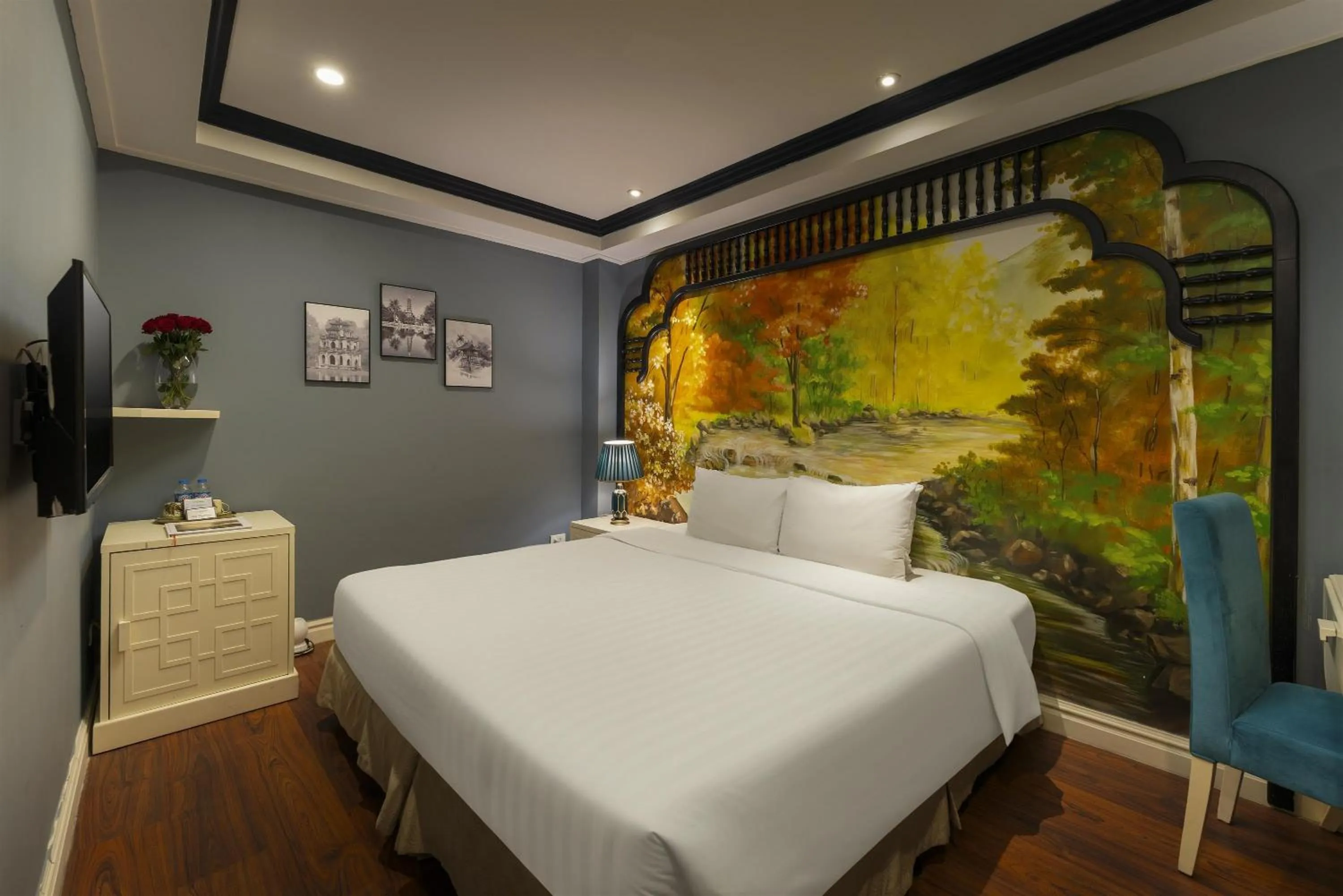 Bed in Hanoi La Selva Hotel
