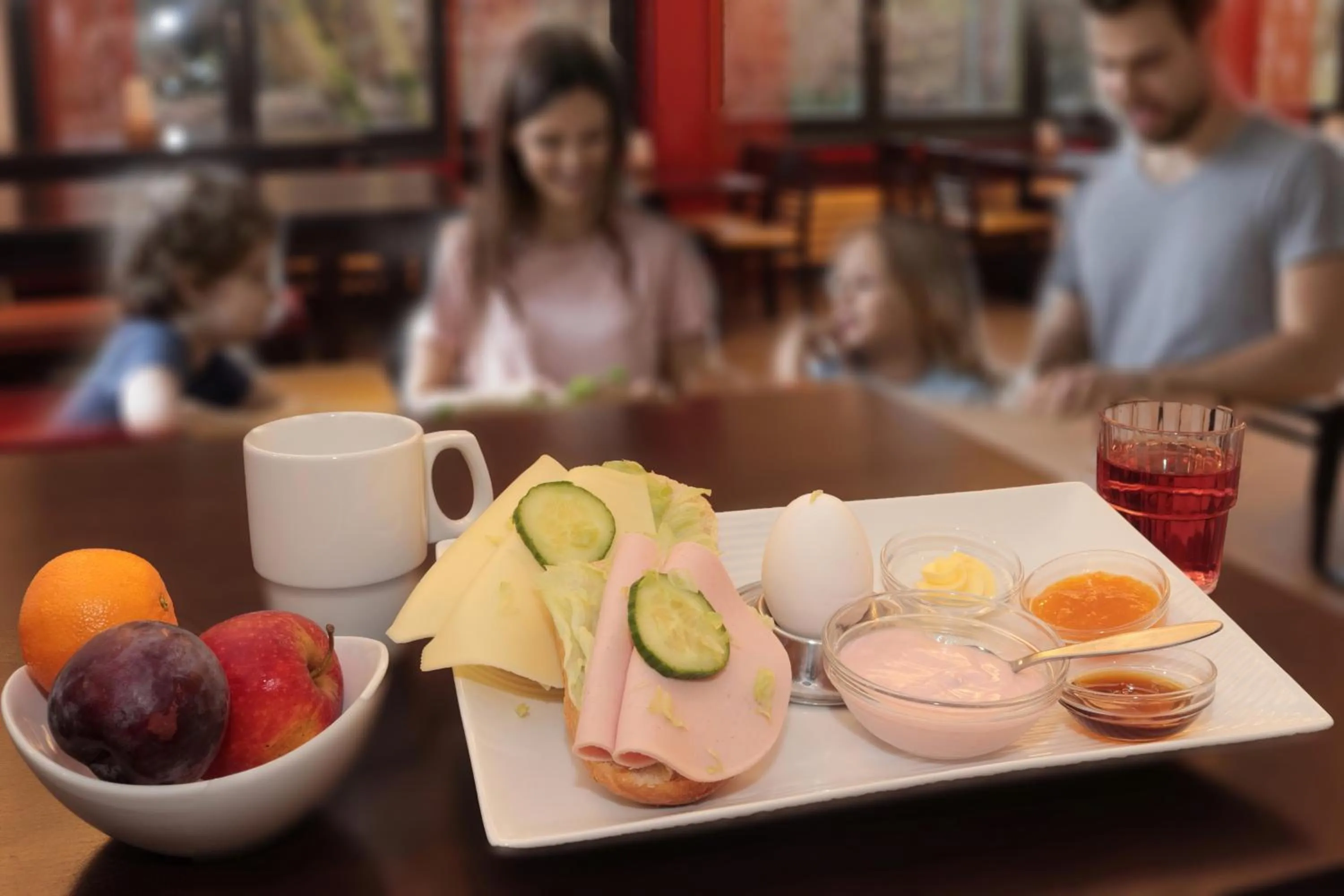 Breakfast in Jugendherberge City-Hostel Köln-Riehl