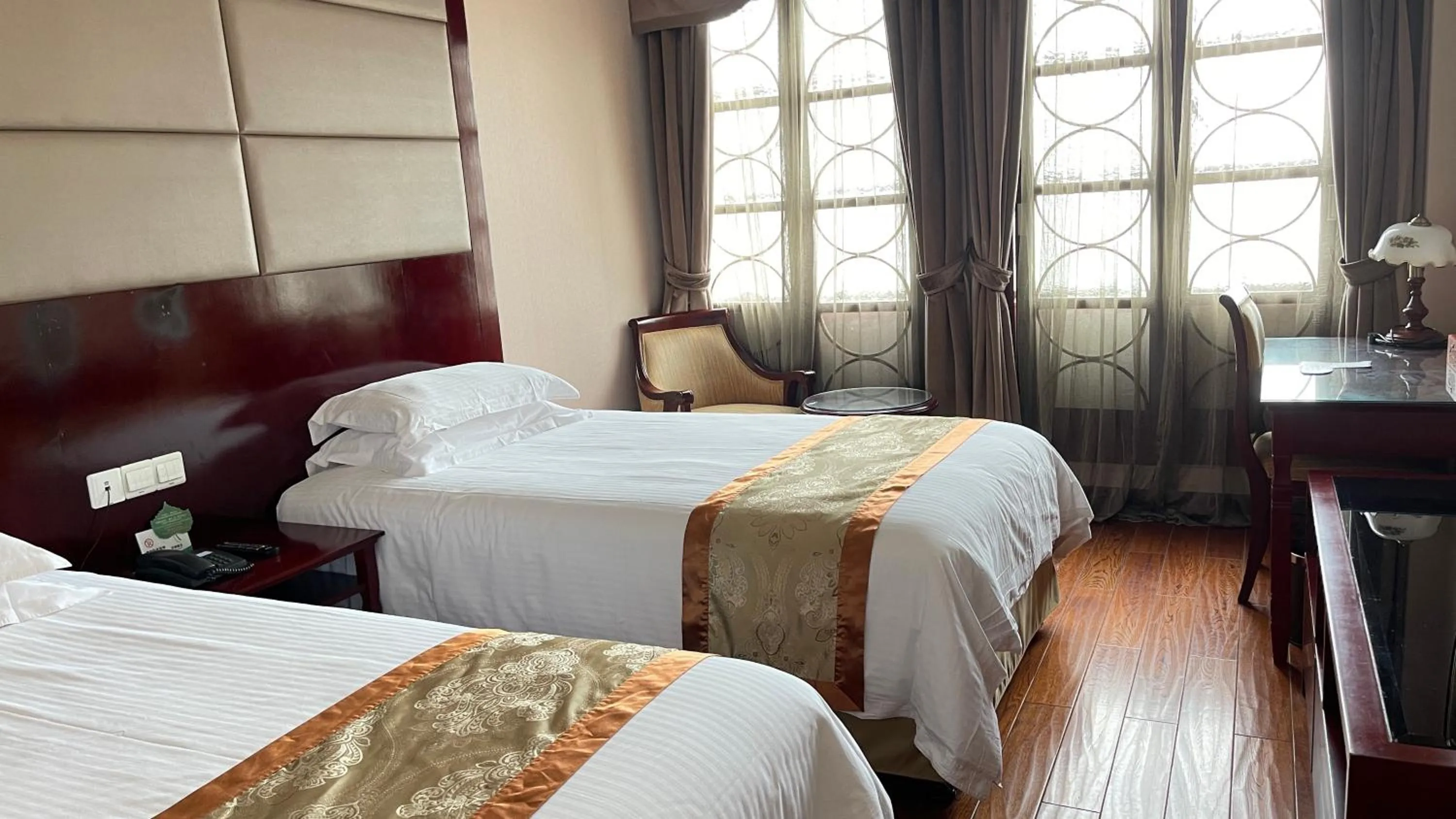 On site, Bed in Seventh Heaven Hotel