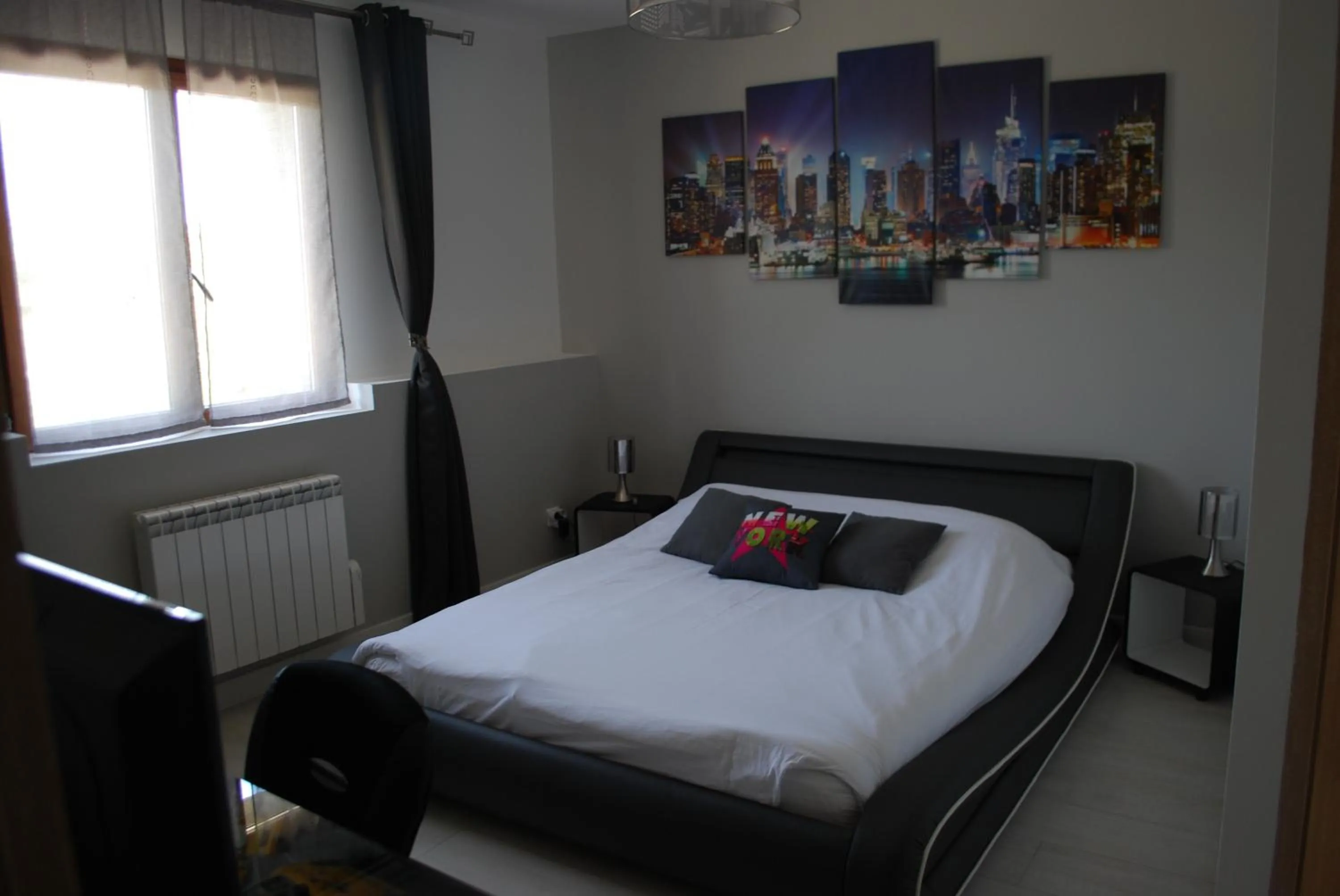 Bedroom, Bed in La ferme de Coron