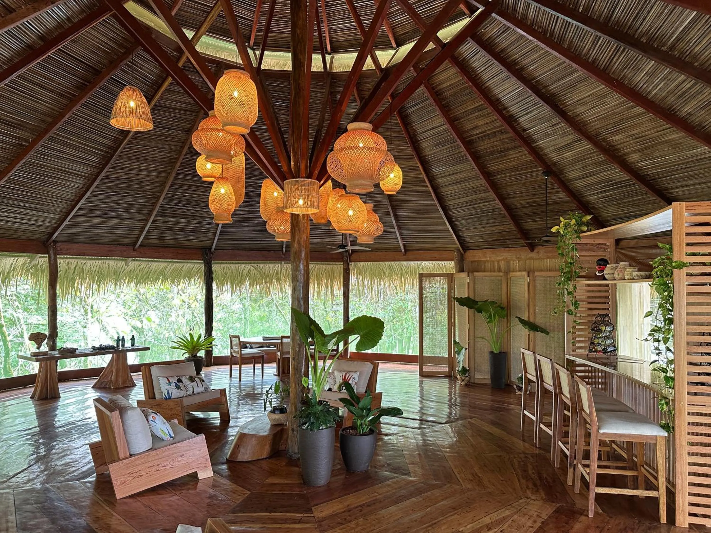 Lobby or reception in Juma Amazon Lodge