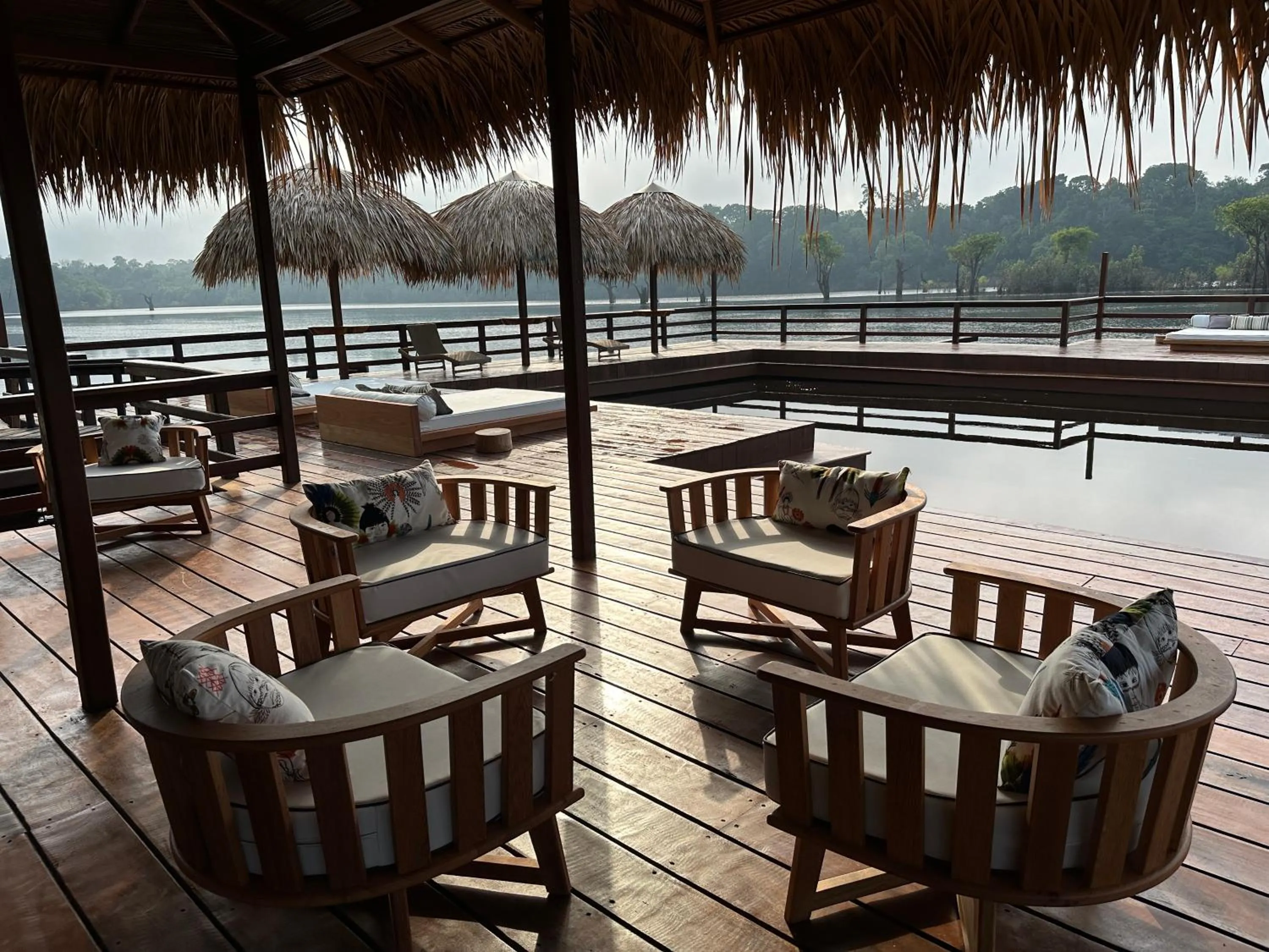 Lounge or bar in Juma Amazon Lodge