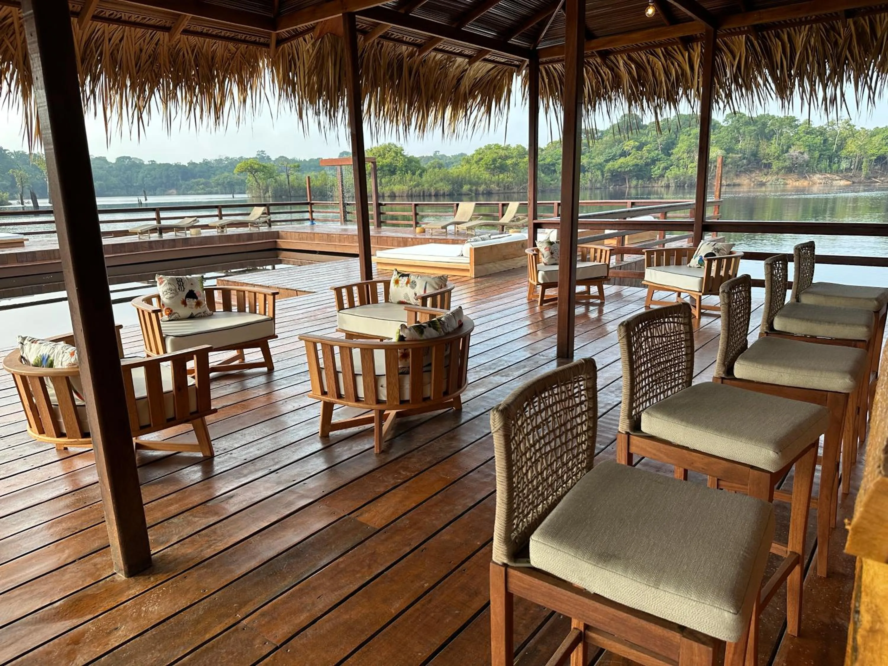 Lounge or bar in Juma Amazon Lodge
