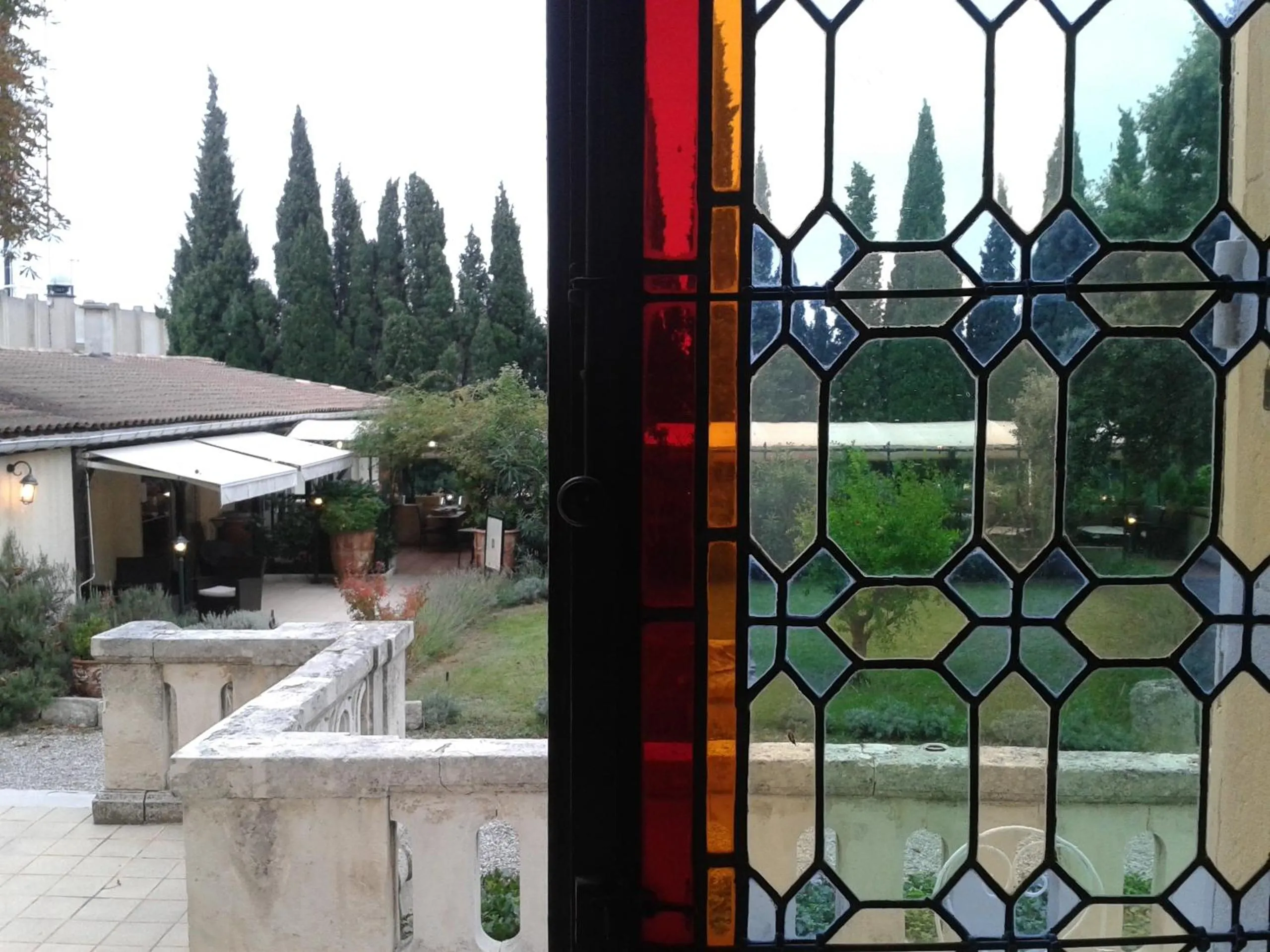 Balcony/Terrace in Logis Hôtel - Restaurant Résidence Les Cèdres